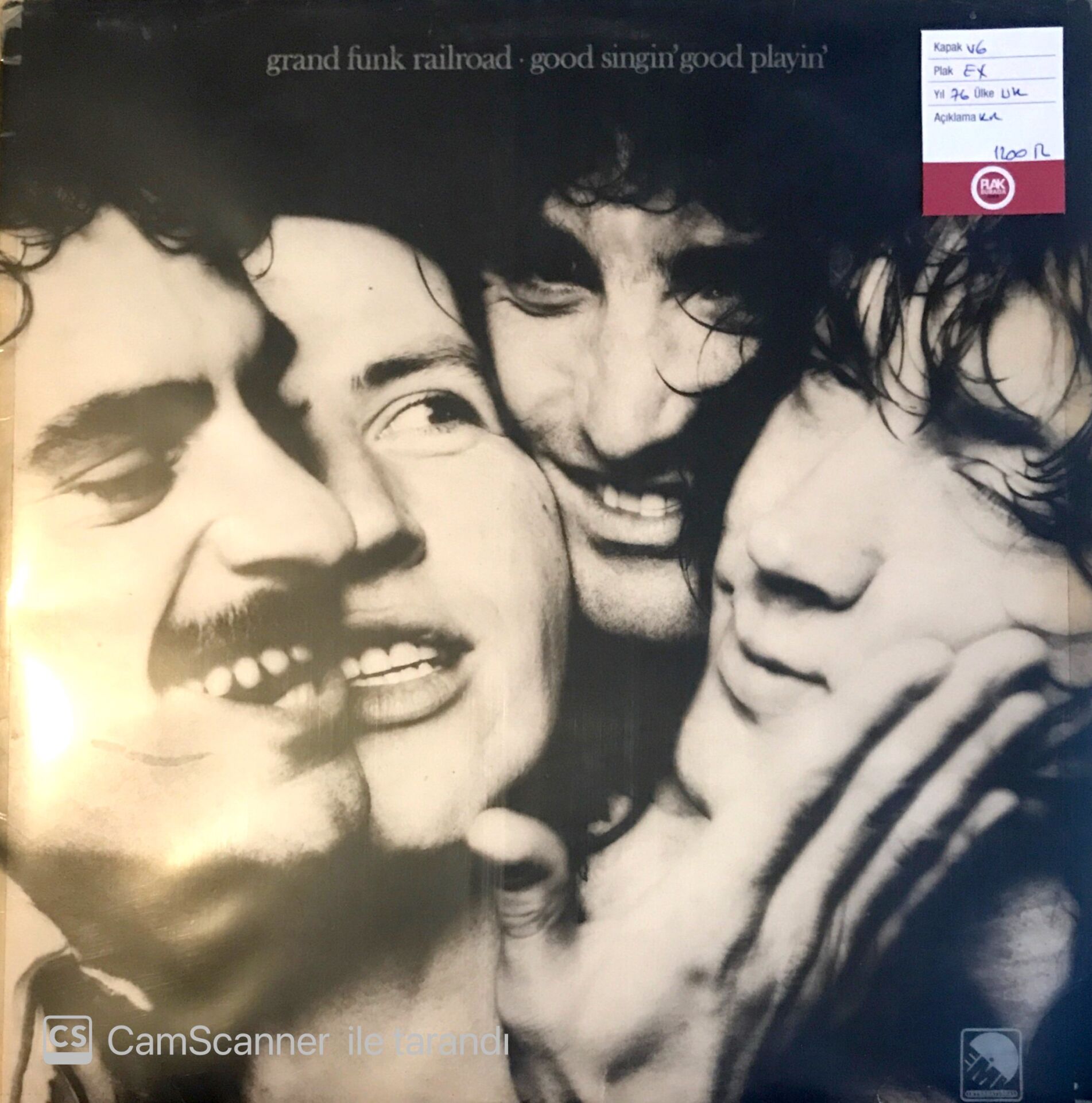 Grand Funk Railroad Good singin'good Playin LP