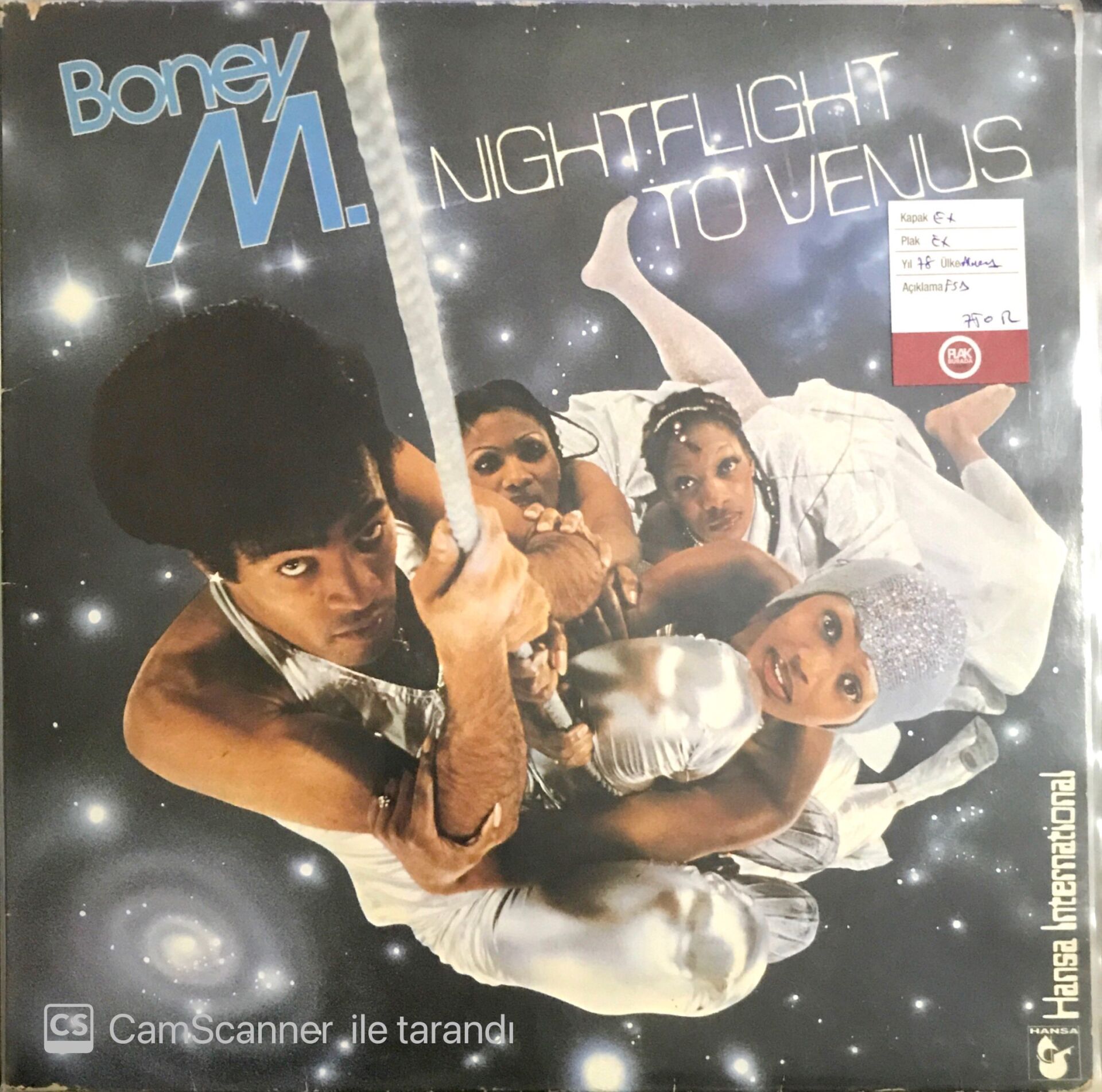 Boney M. Nightflight To Venüs LP