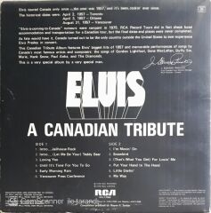 Elvis Presley - A Canadian Tribute ( Yellow Vinyl ) - LP