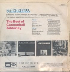 The Best Of Cannonball Adderley LP