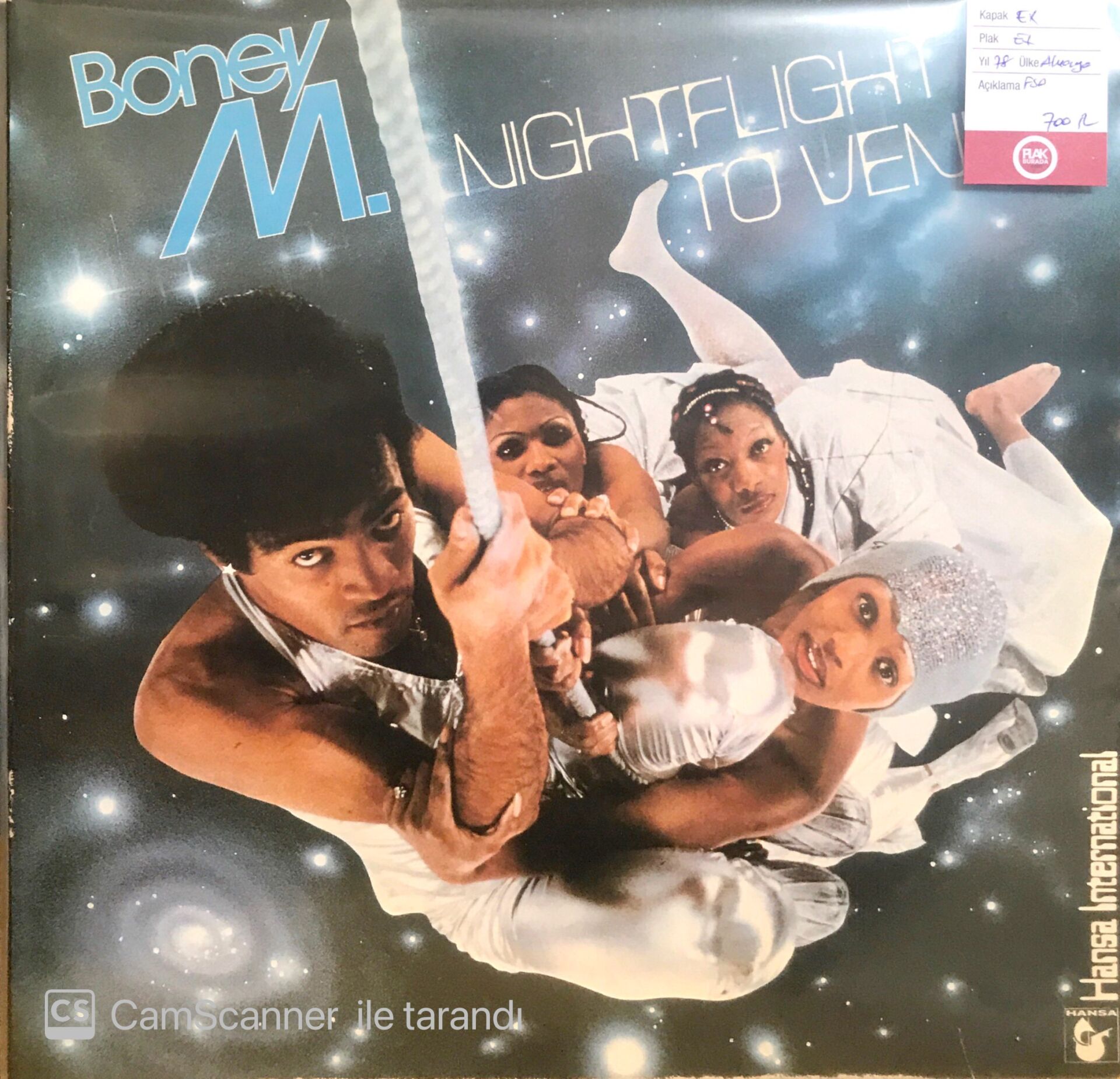 Boney M. Nightflight To Venüs LP