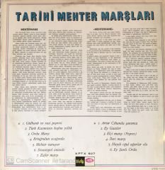 Tarihi Mehter Marşları LP