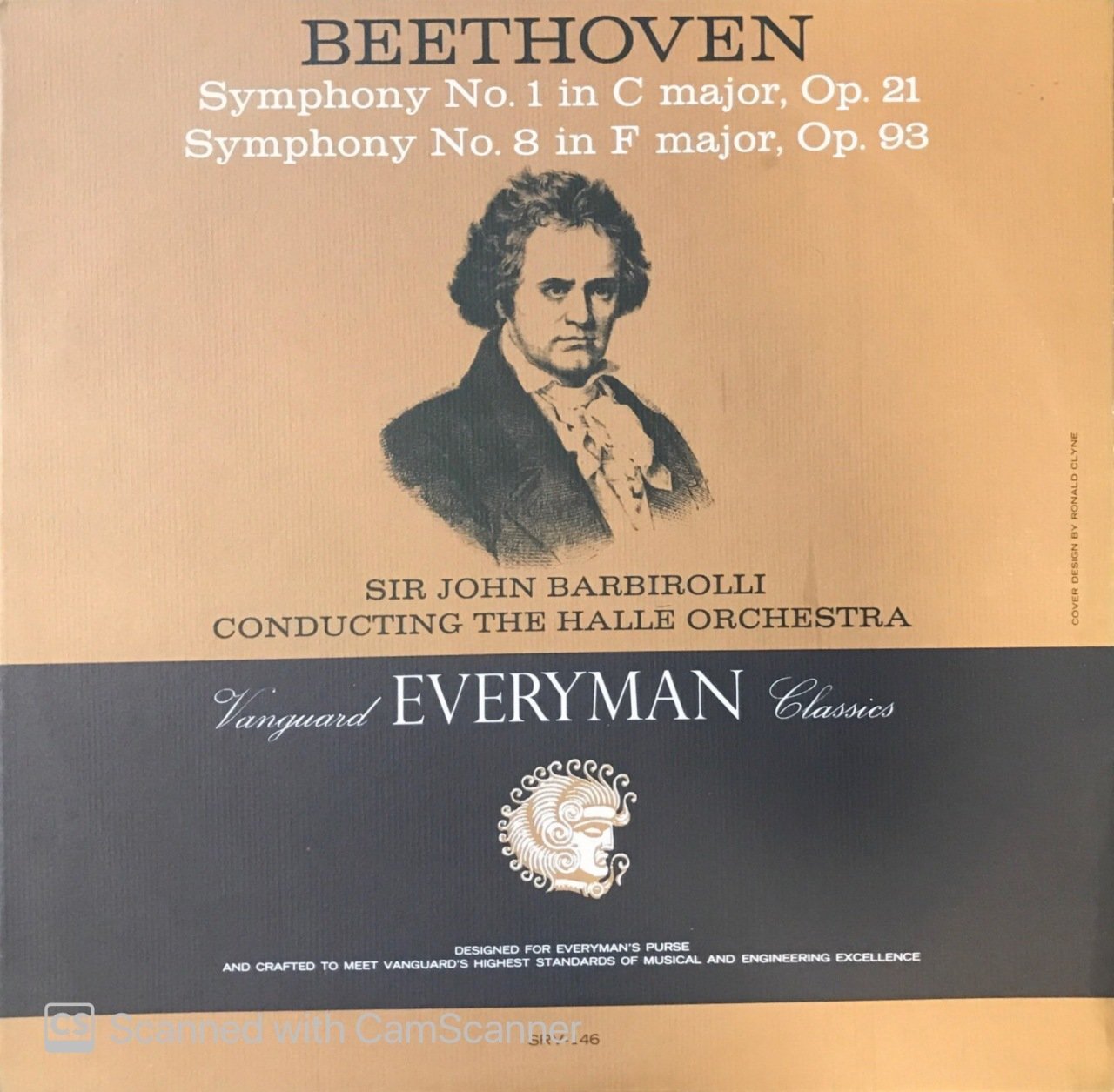 Beethoven Symphony No.1 In C Major Op.21 - Symphony No.8 In F Major Op.93 LP