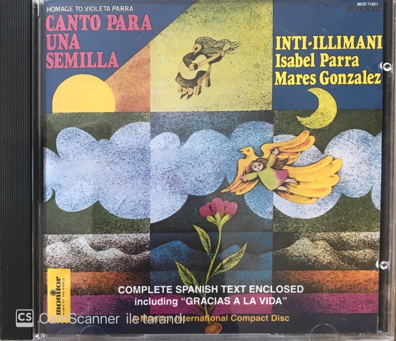 Canta Para Una Semilla Homage to Violeta Parra CD