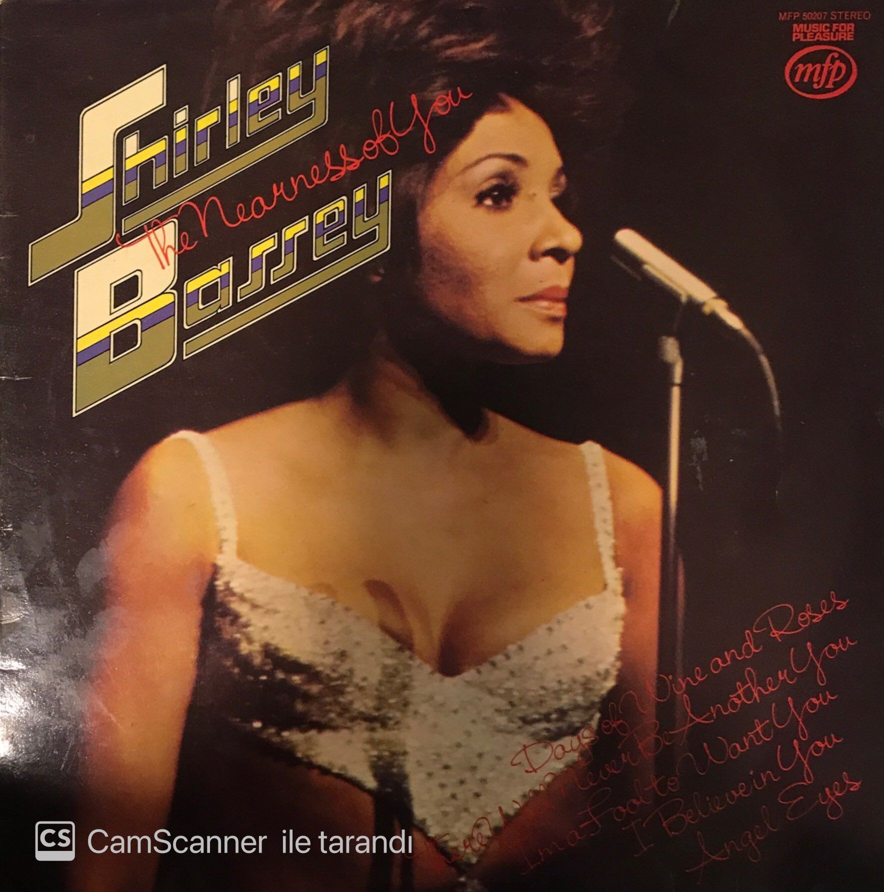 Shirley Bassey The Nearness Of You LP