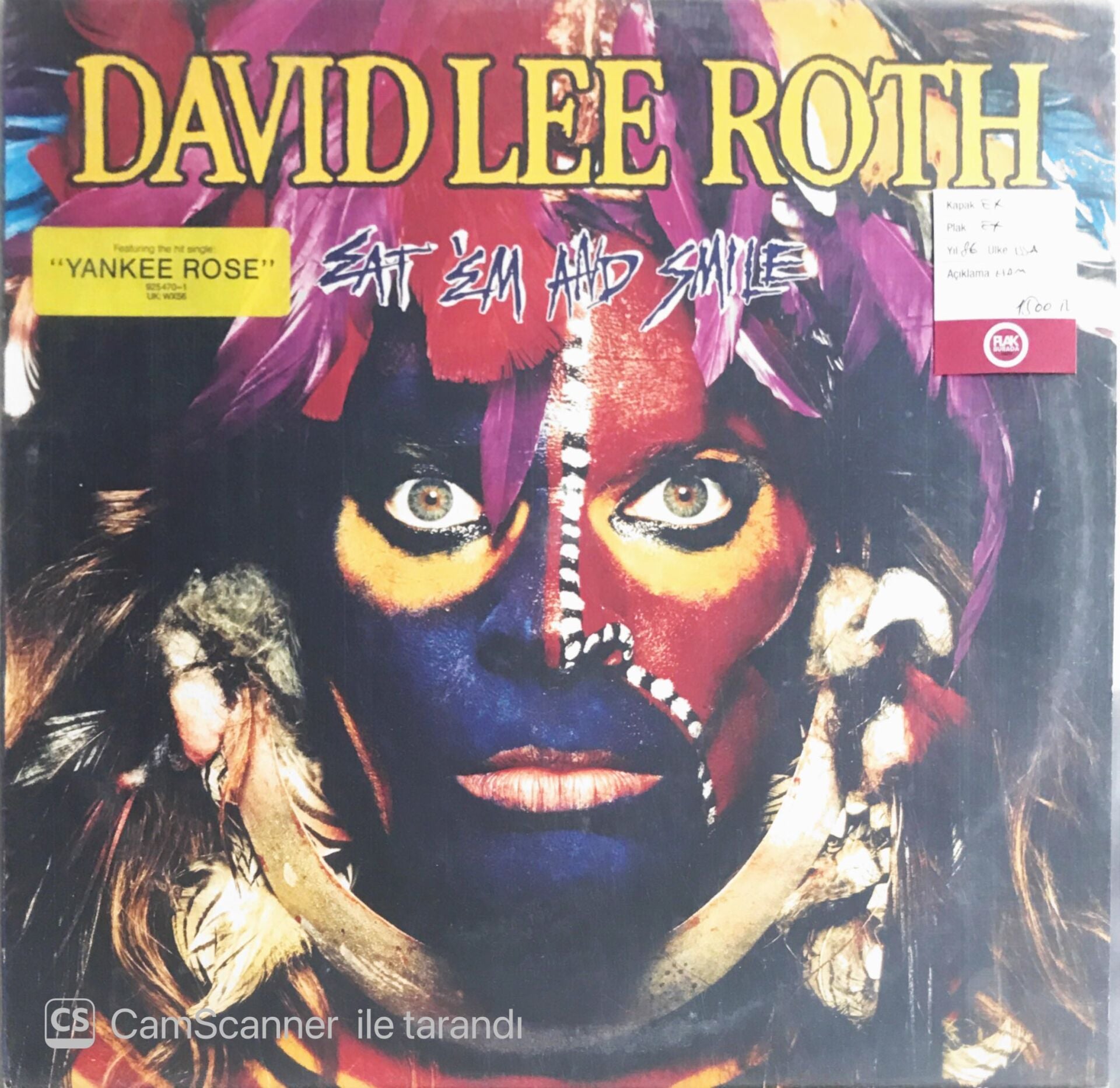 David Lee Roth - Eat 'Em And Smile - LP