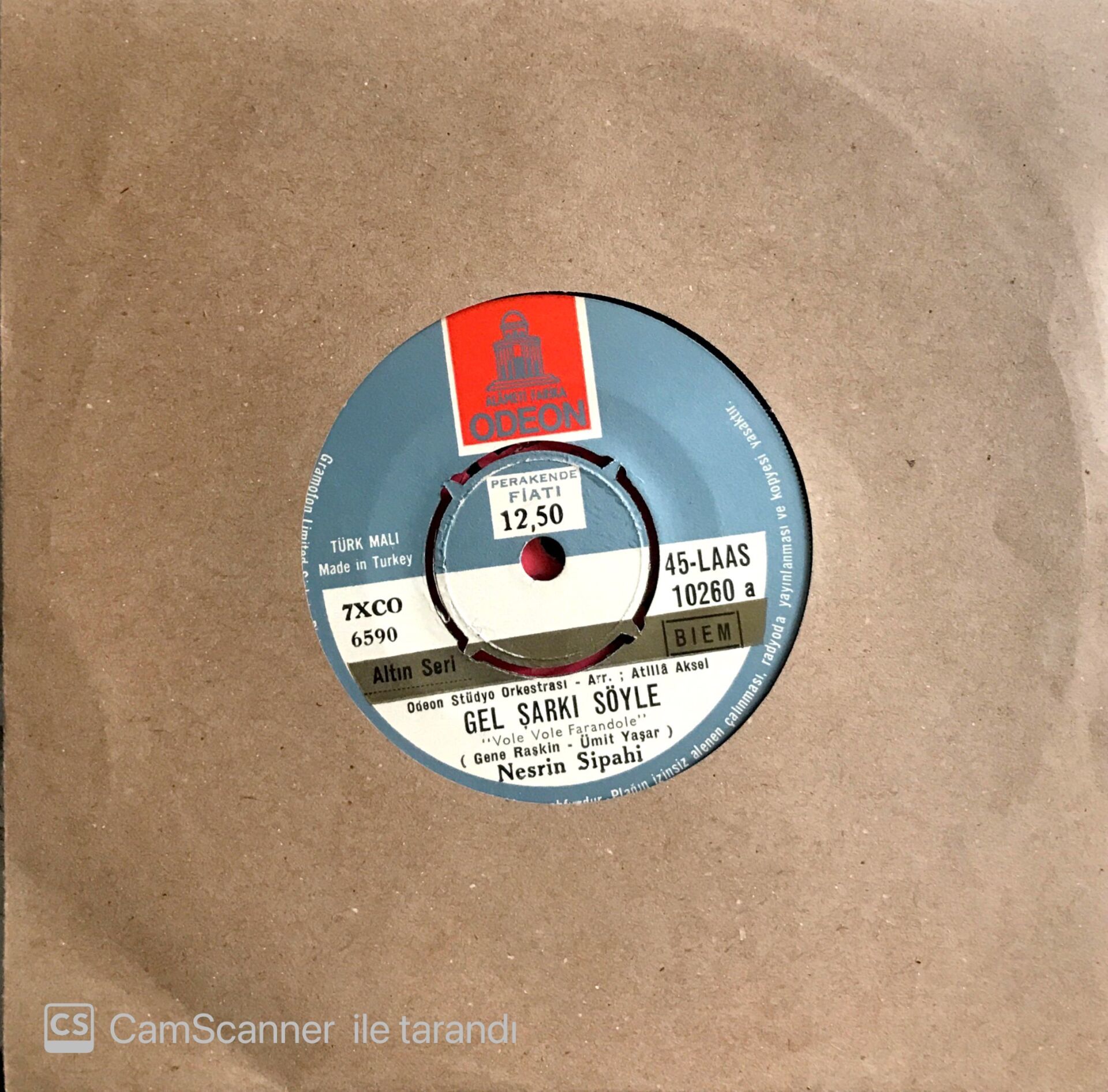 Nesrin Sipahi / Gel Şarkı Söyle 45'lik