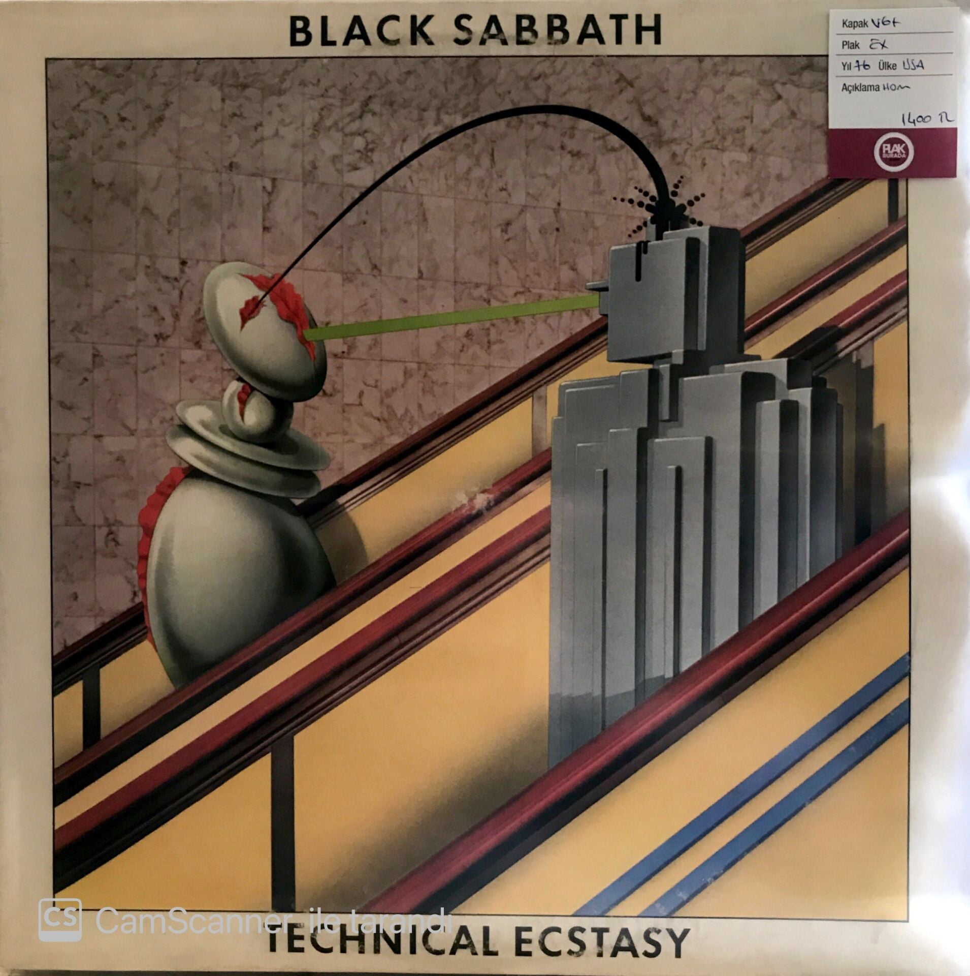 Black Sabbath Technical Ecstasy LP