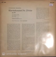Johannes Brahms Klavierkonzert Nr.2 B-Dur Op.83 LP