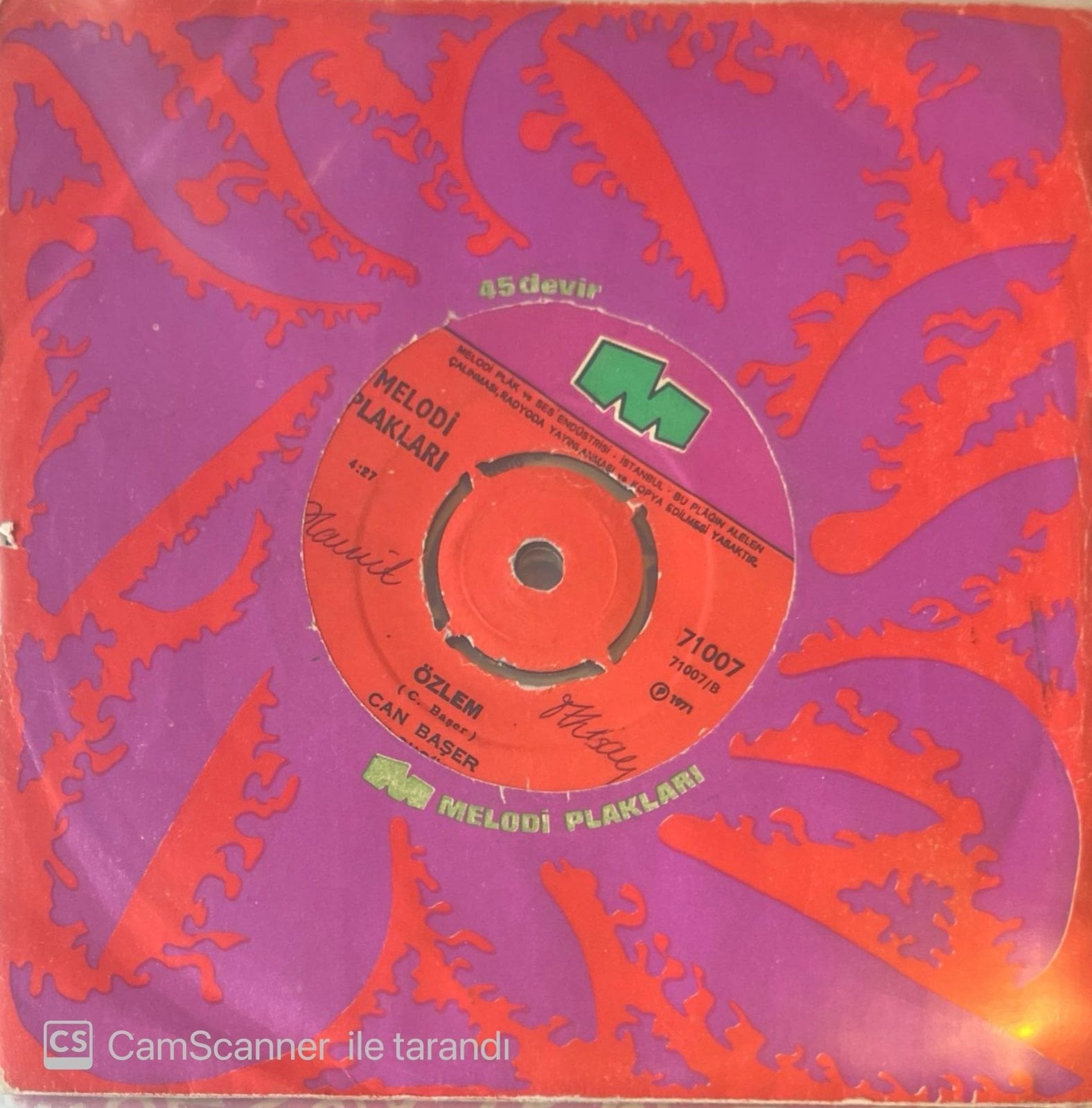 Can Başer - Özlem 45lik
