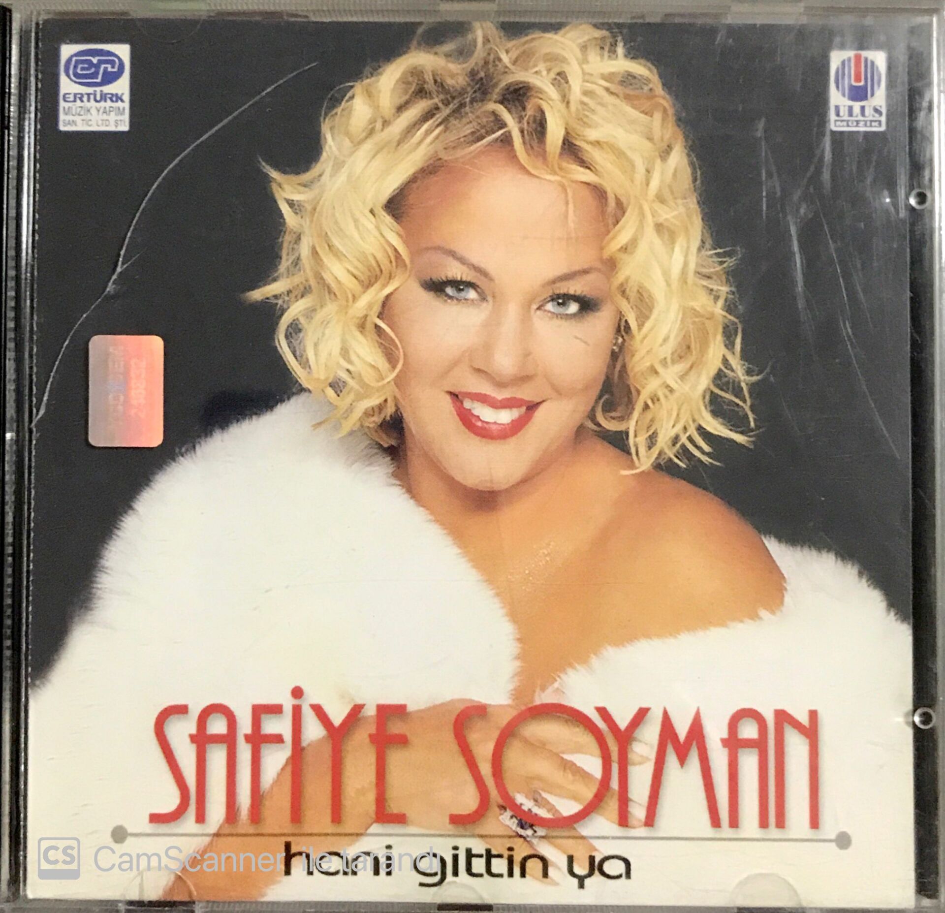 Safiye Soyman hani gittin ya CD