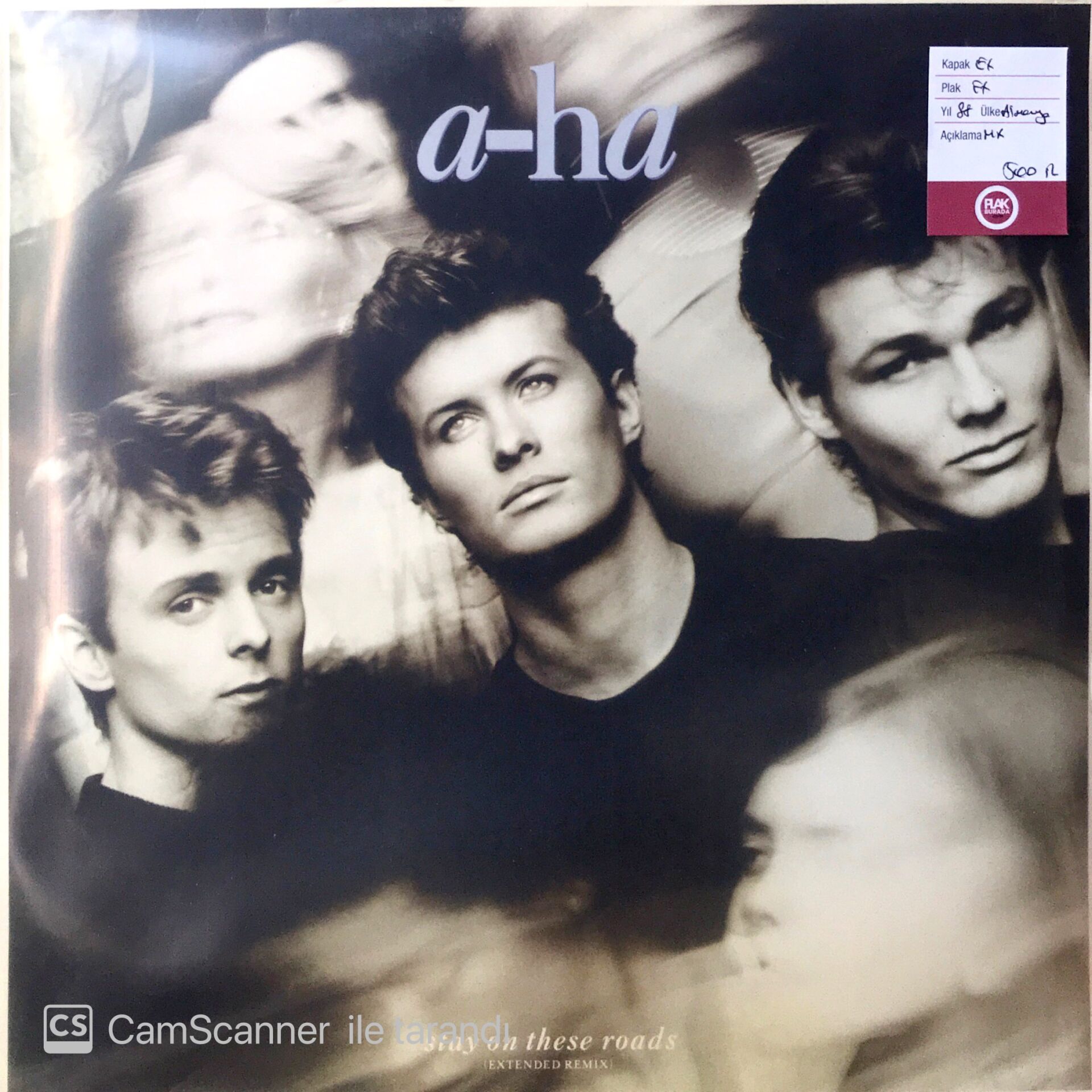 A-Ha Stay On These Roads Maxi Single LP