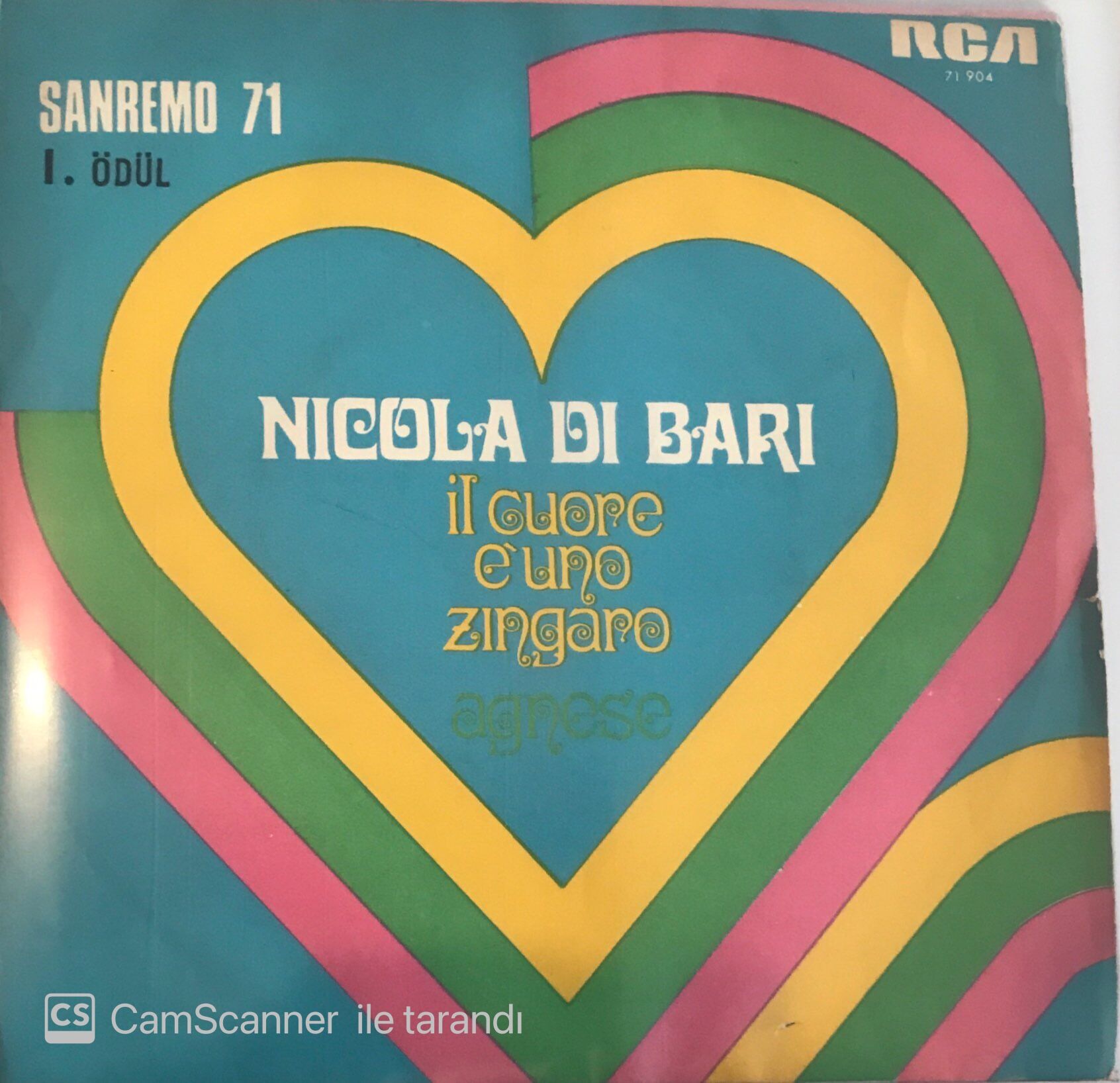 Nicola Di Bari Il Cuore E 'Uno Zingaro 45lik