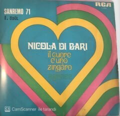 Nicola Di Bari Il Cuore E 'Uno Zingaro 45lik