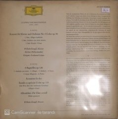 Beethoven Konzert Für Klavier Und Orchester Nr.4 G-Dur Op.58 LP