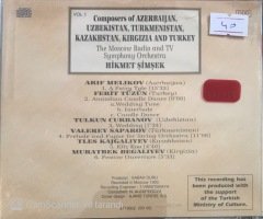 Composers of Azerbaijan Uzbekistan Turkmenistan Kazakhstan Kırgızıa And Turkey CD