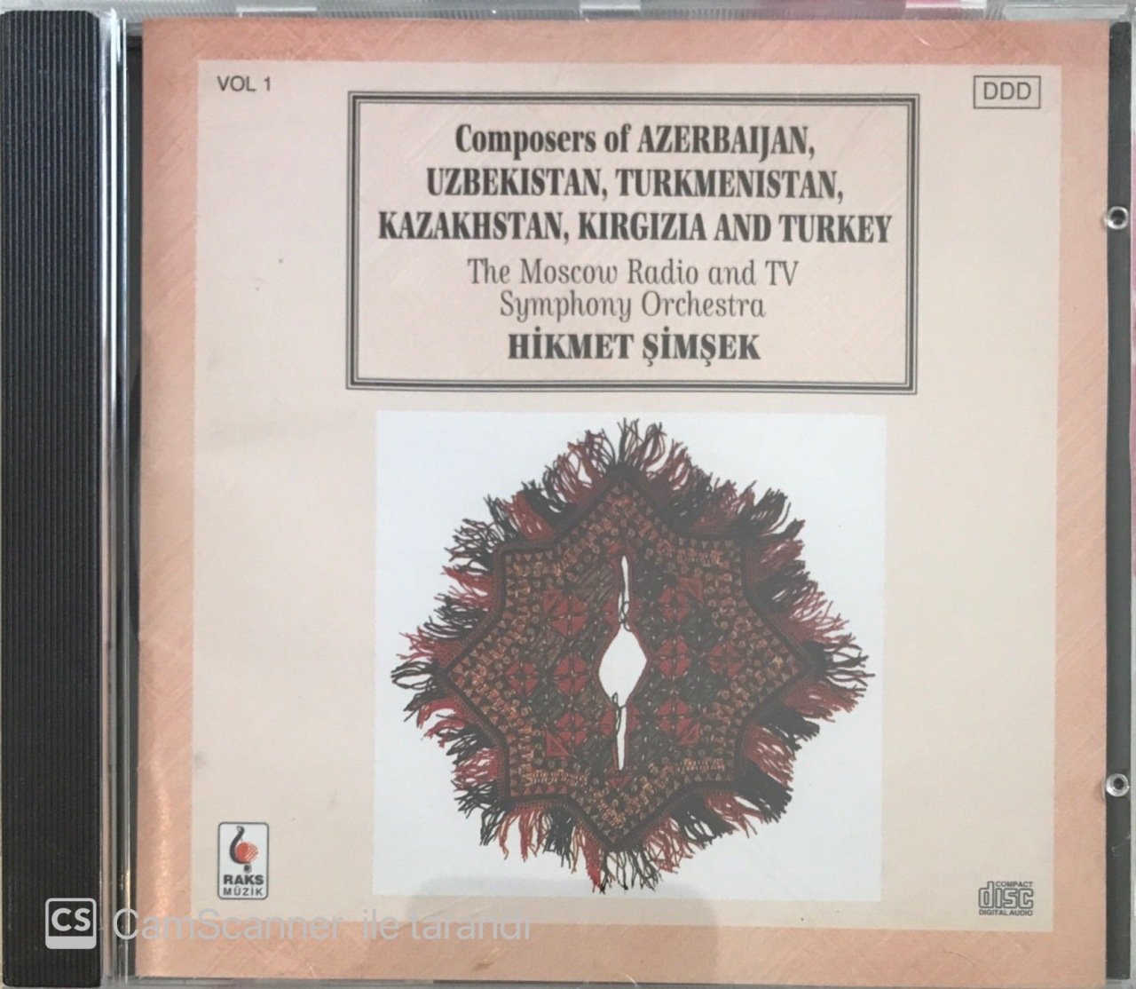 Composers of Azerbaijan Uzbekistan Turkmenistan Kazakhstan Kırgızıa And Turkey CD
