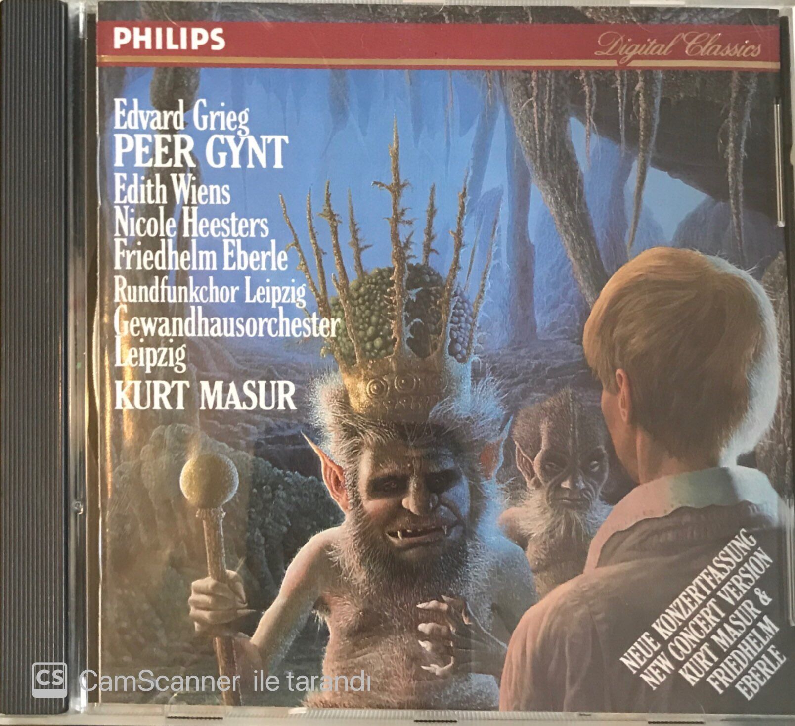 Edvard Grieg Peer Gynt Gewandhausorchester Leipzig - Kurt Masur CD