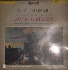 W.A. Mozart Concerto Pour Violon Et Orchestre No.5 En La Majeur K 219 David Oistrakh LP