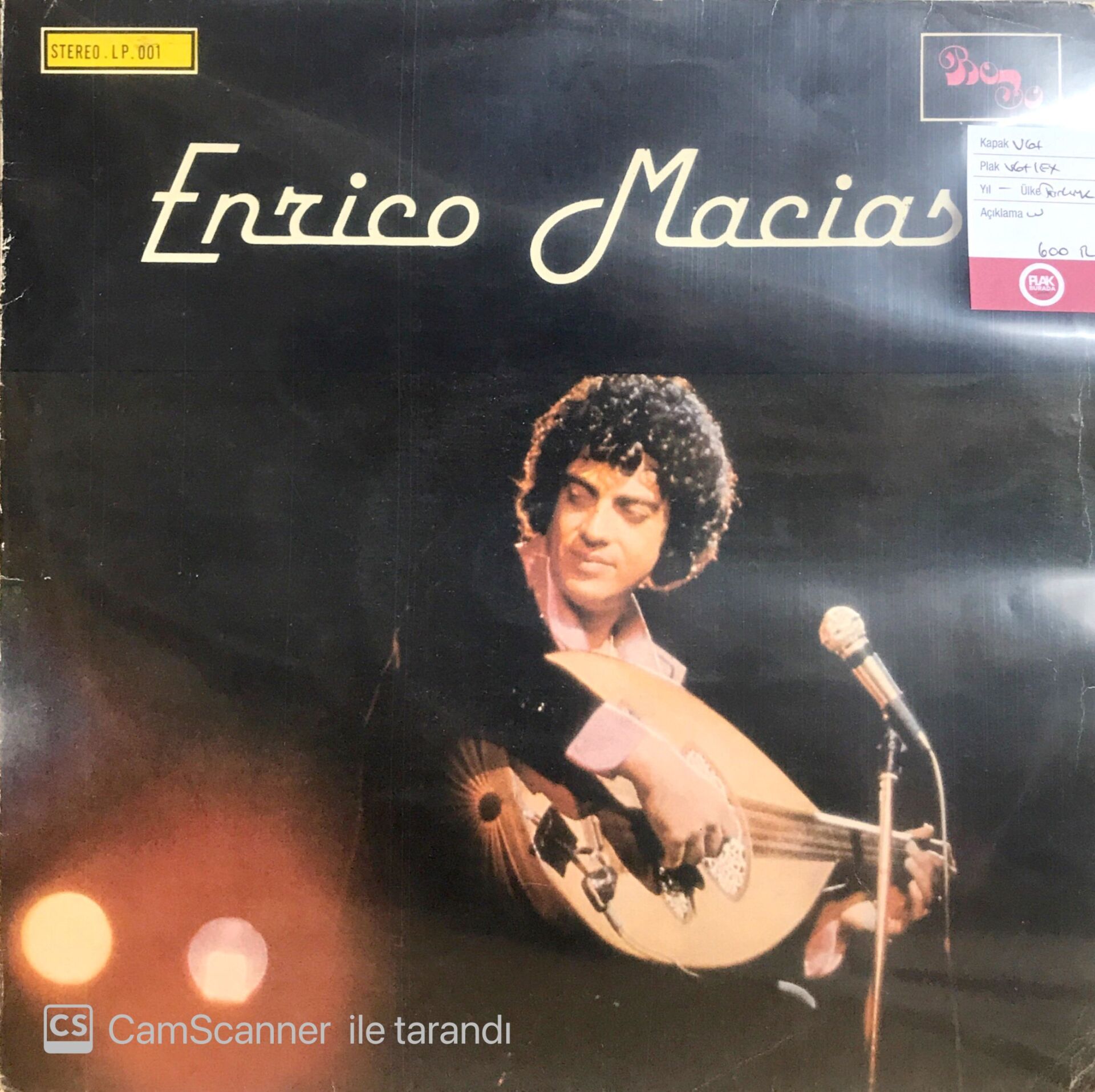 Enrico Macias / Le Violon De Mon Pere LP