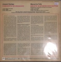 Joaquin Rodrigo Concierto De Aranjuez Manuel De Falla Nachte In Spanischen Garten LP