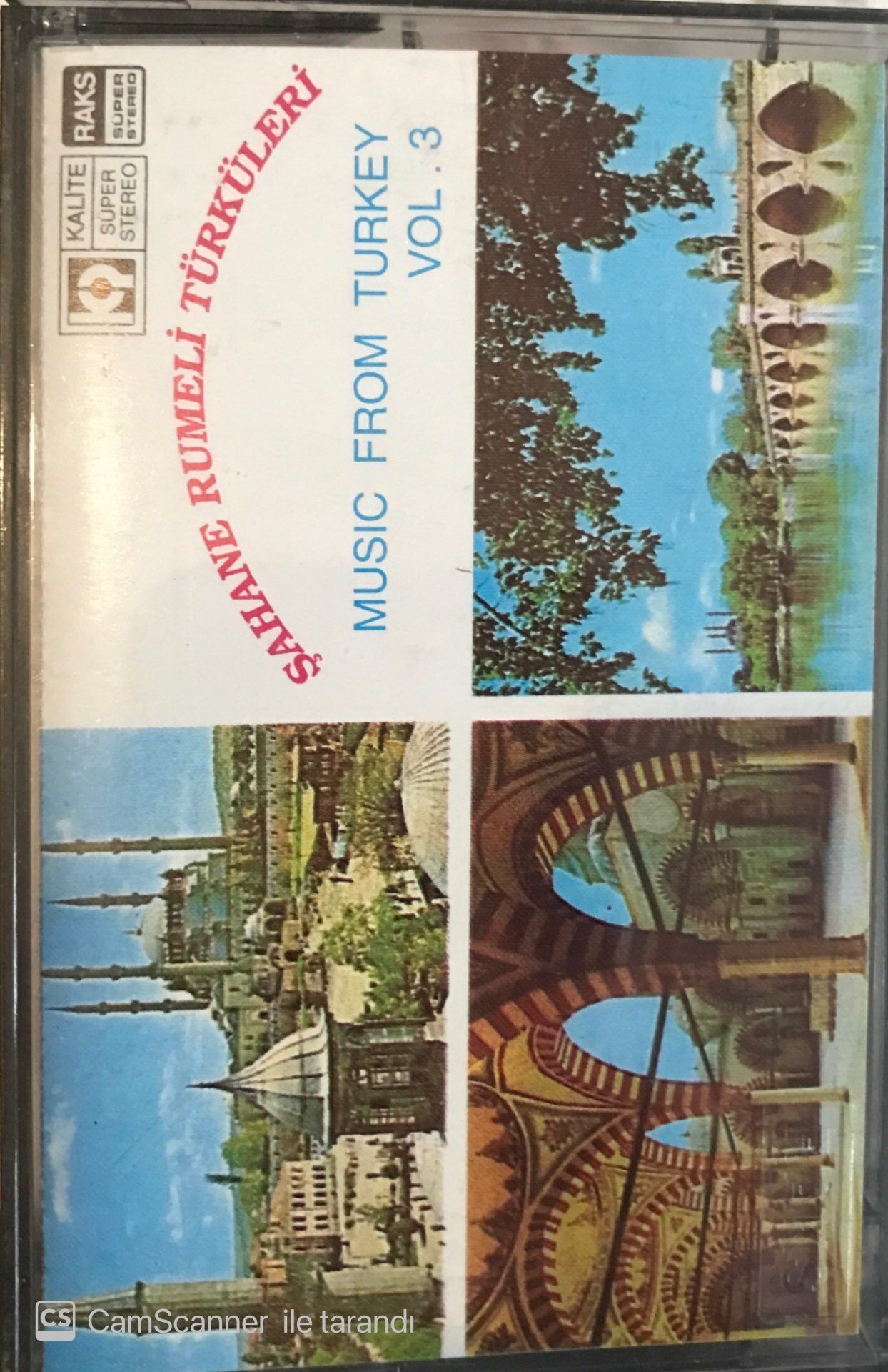 Şahane Rumeli Türküleri - Music From Turkey Vol. 3 KASET