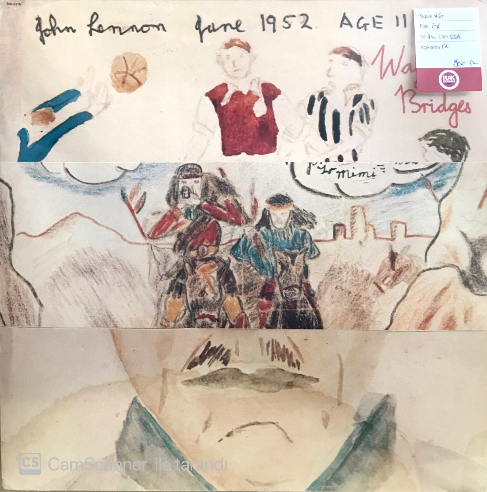 John Lennon / Walls And Bridges LP