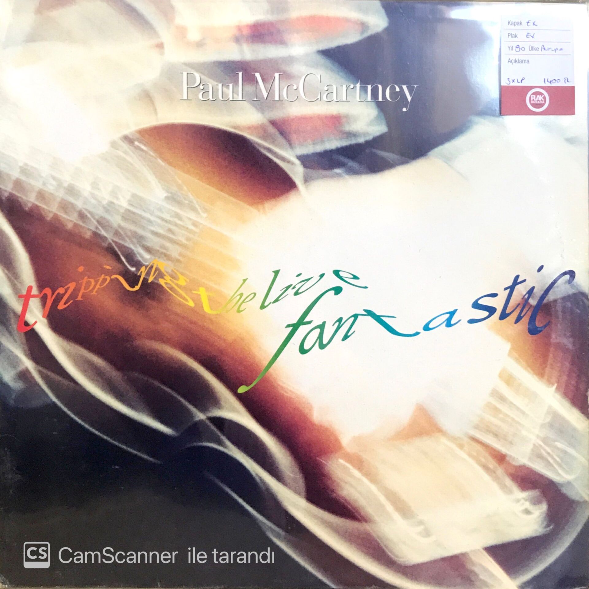 Paul McCartney / Tripping The Live Fantastic 3 LP