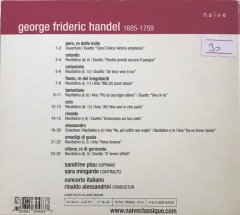 Handel Sanrine Piau Sara Mingardo Concerto Italiano Rinaldo Alessandrini CD