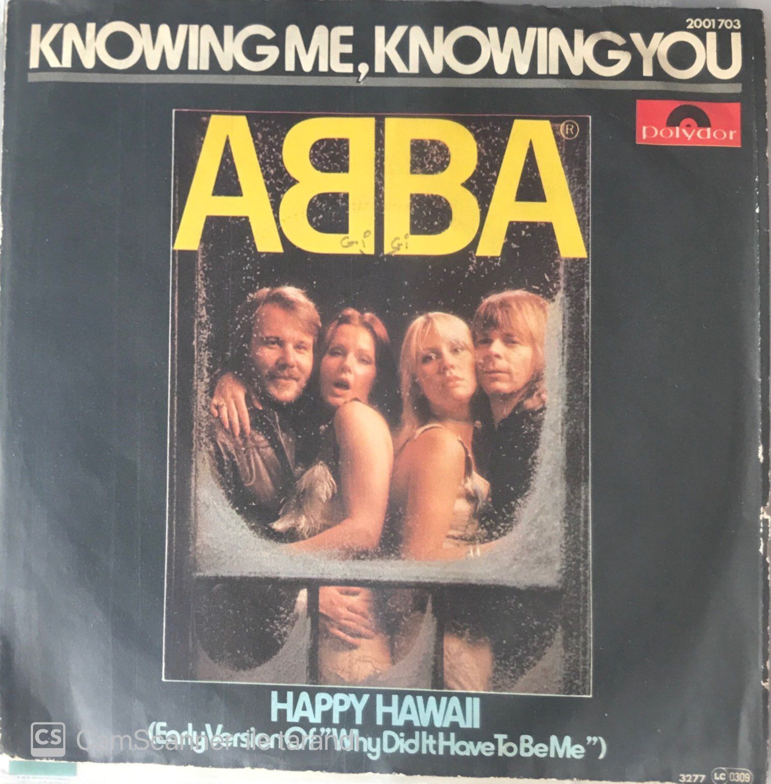 Abba Knowing Me Knowing You 45lik