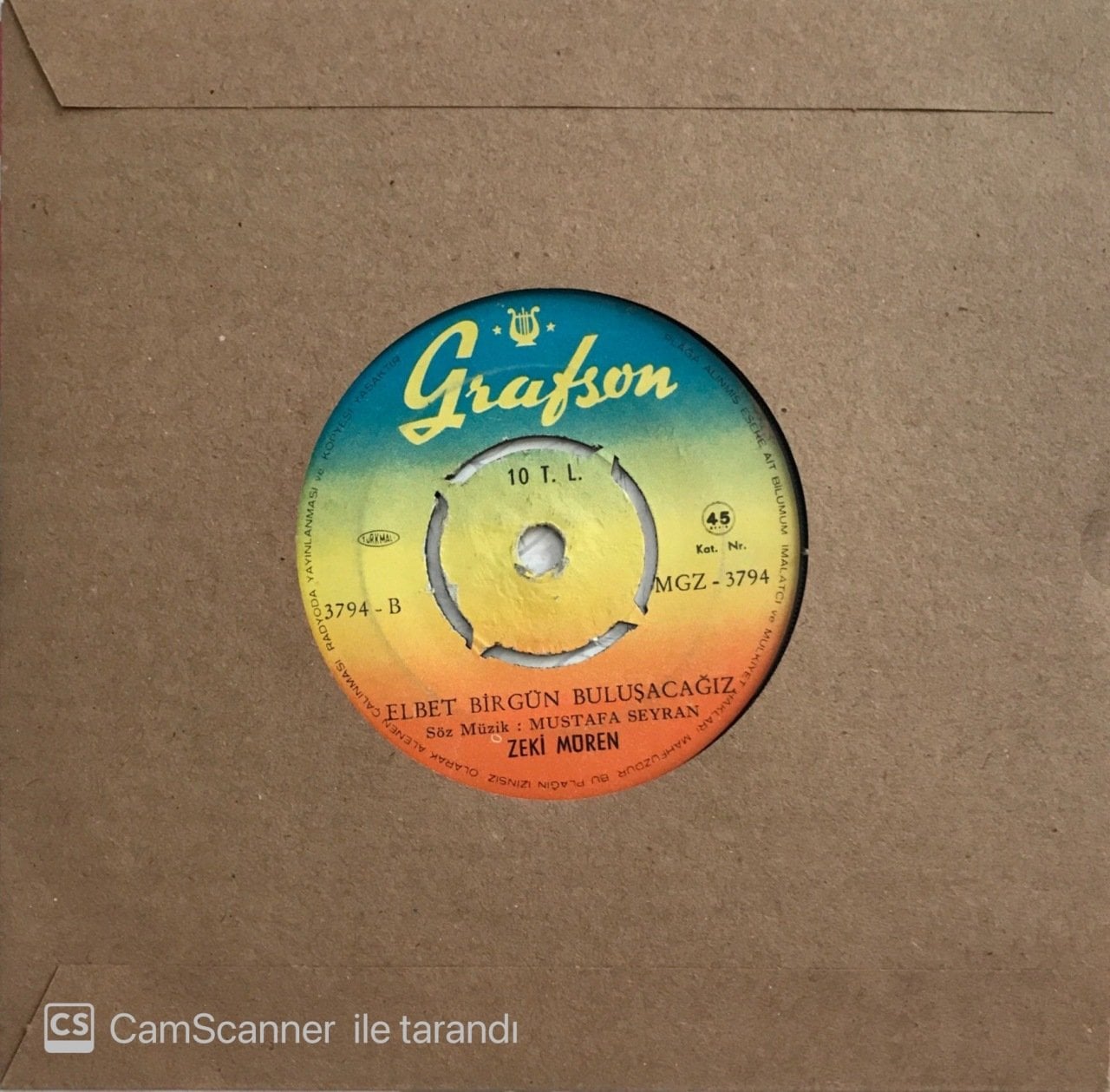 Zeki Müren Elbet Bir Gün Buluşacağız 45lik