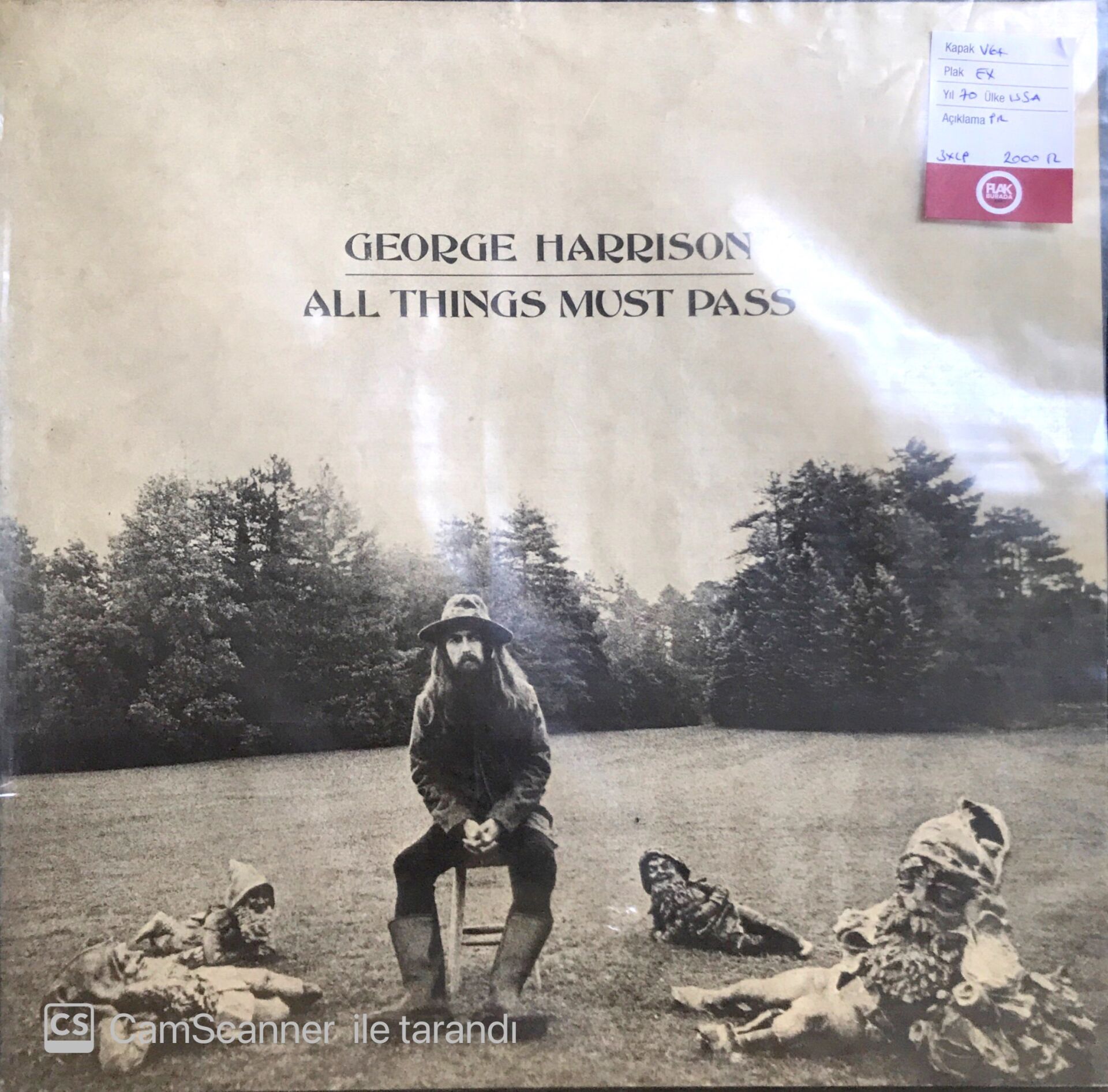 George Harrison / All Things Must Pass 3 LP Box Set