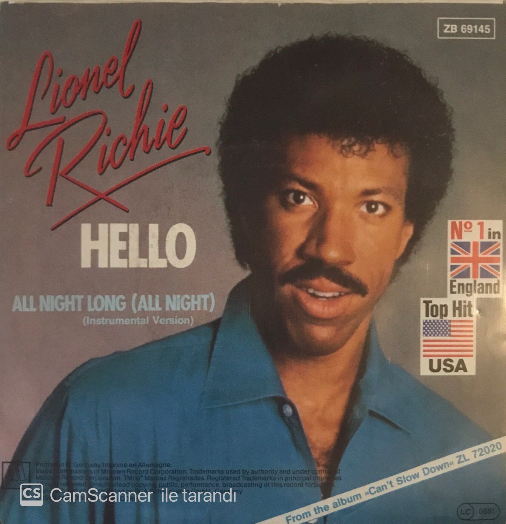 Lionel Richie Hello 45lik