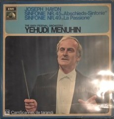 Joseph Haydn Sinfonie Nr.45 Abschieds Sinfonie - Sinfonie Nr.49 La Passione Yehudi Menuhin LP