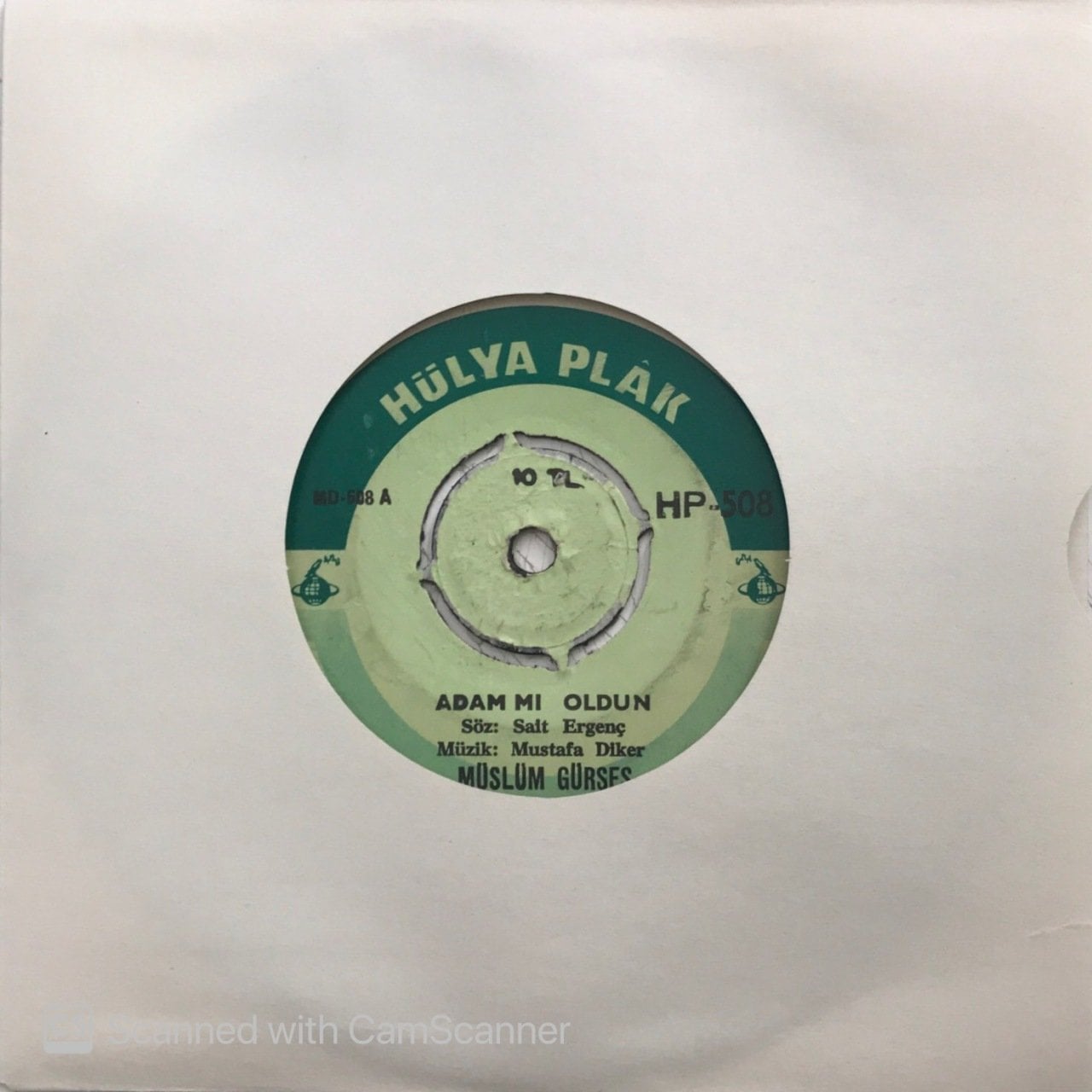 Müslüm Gürses Adam Mı Oldun 45lik