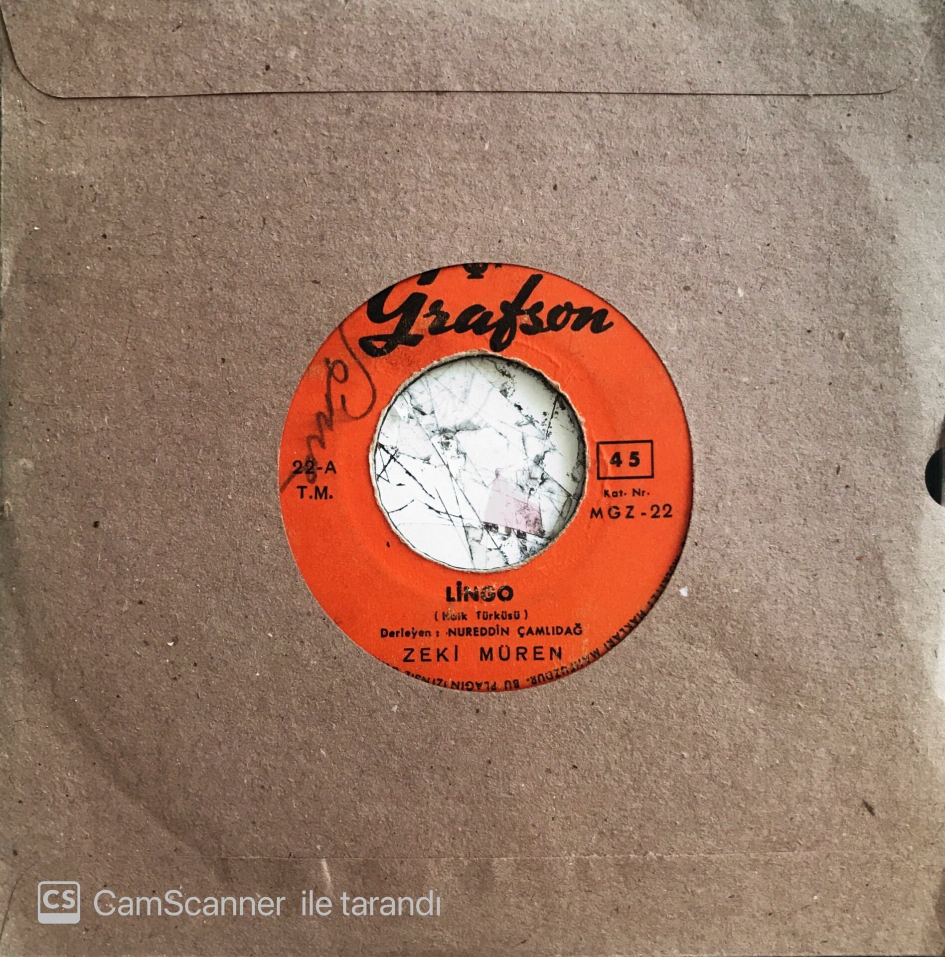 Zeki Müren - Lingo/Ben Ağlarken O Ellerle Gülüyordu - 45'lik