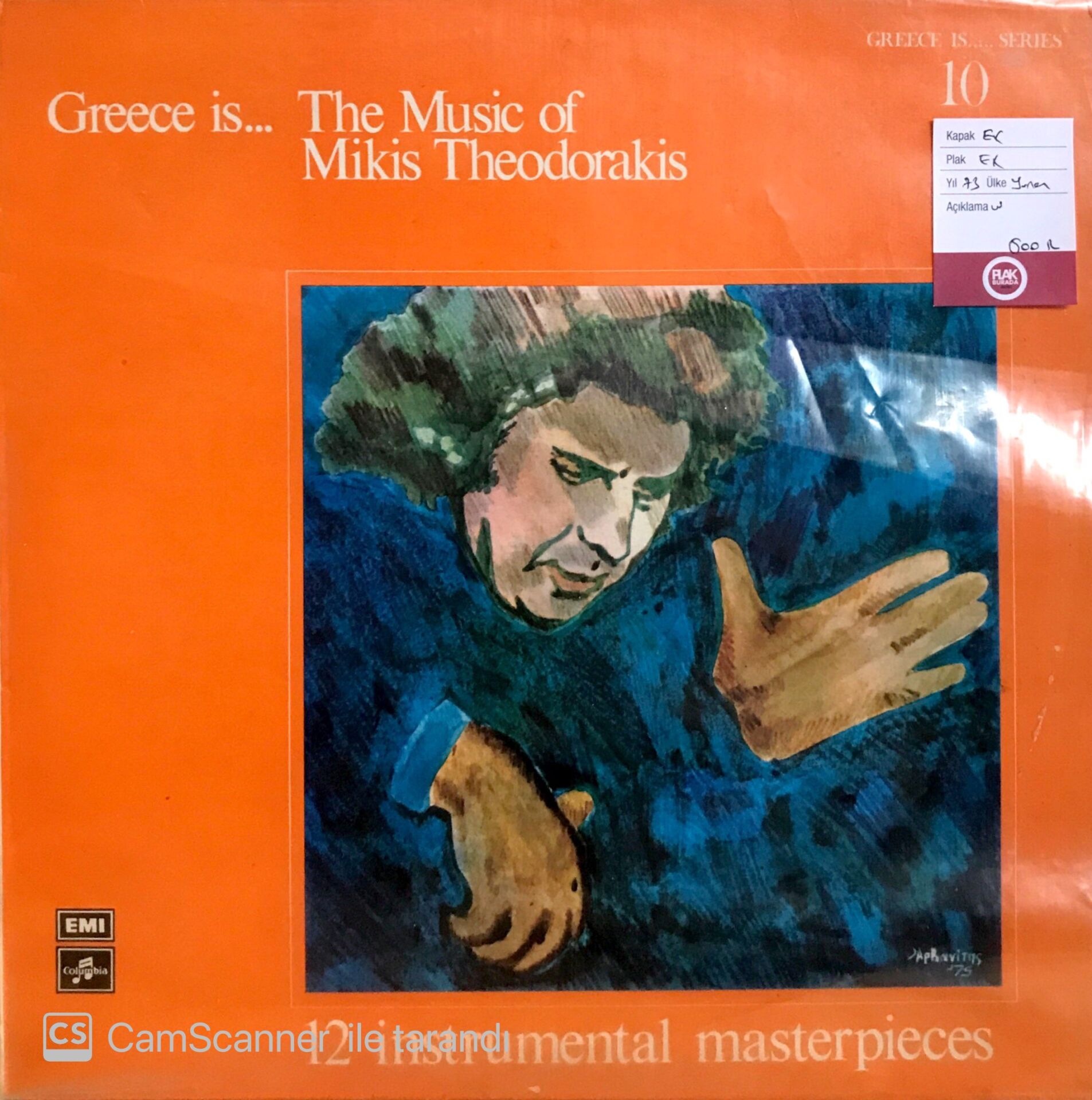 Greece is... The Music Of Mikis Theodorakis LP