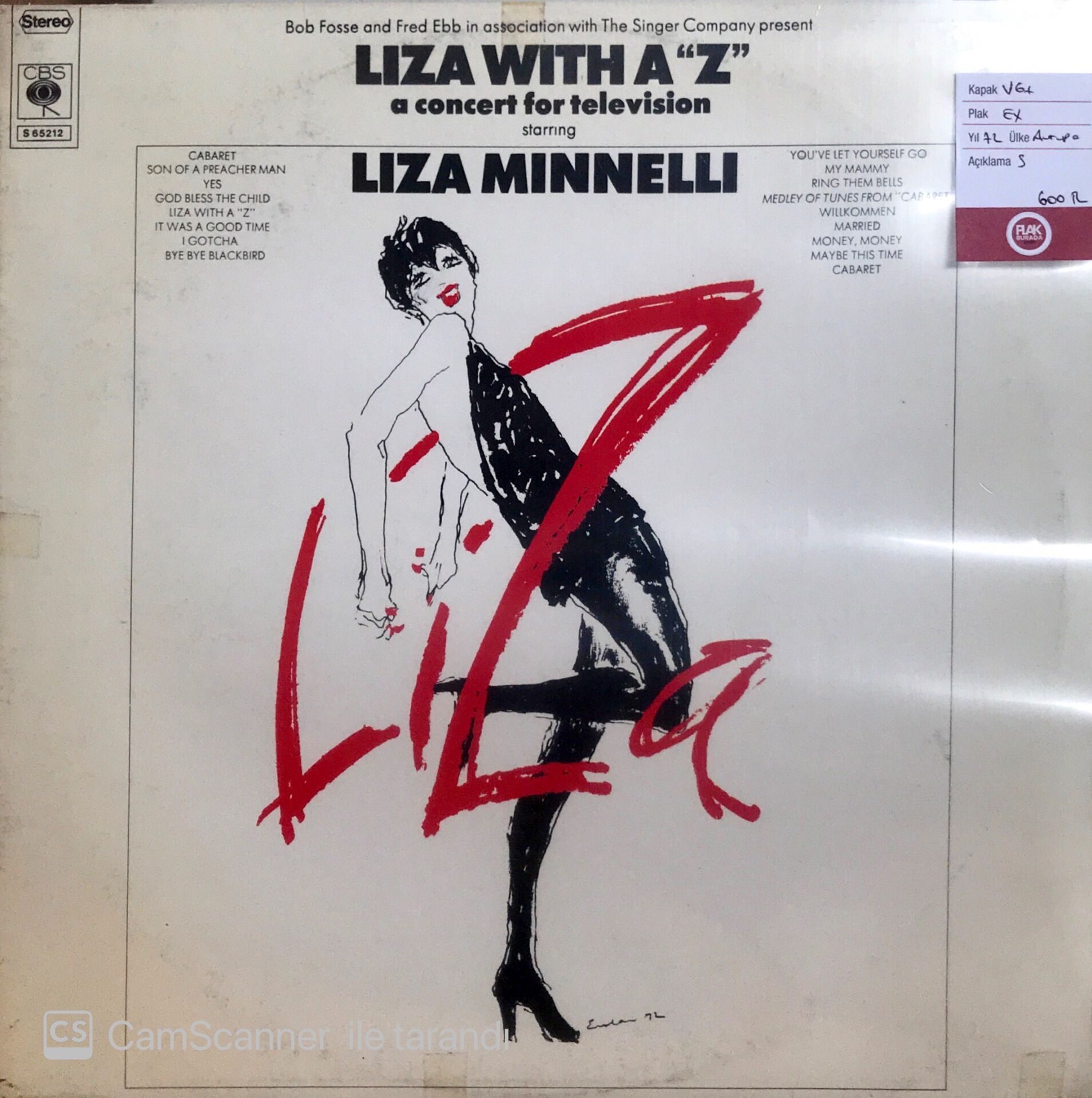 Liza Minnelli / Liza With A ''Z'' LP