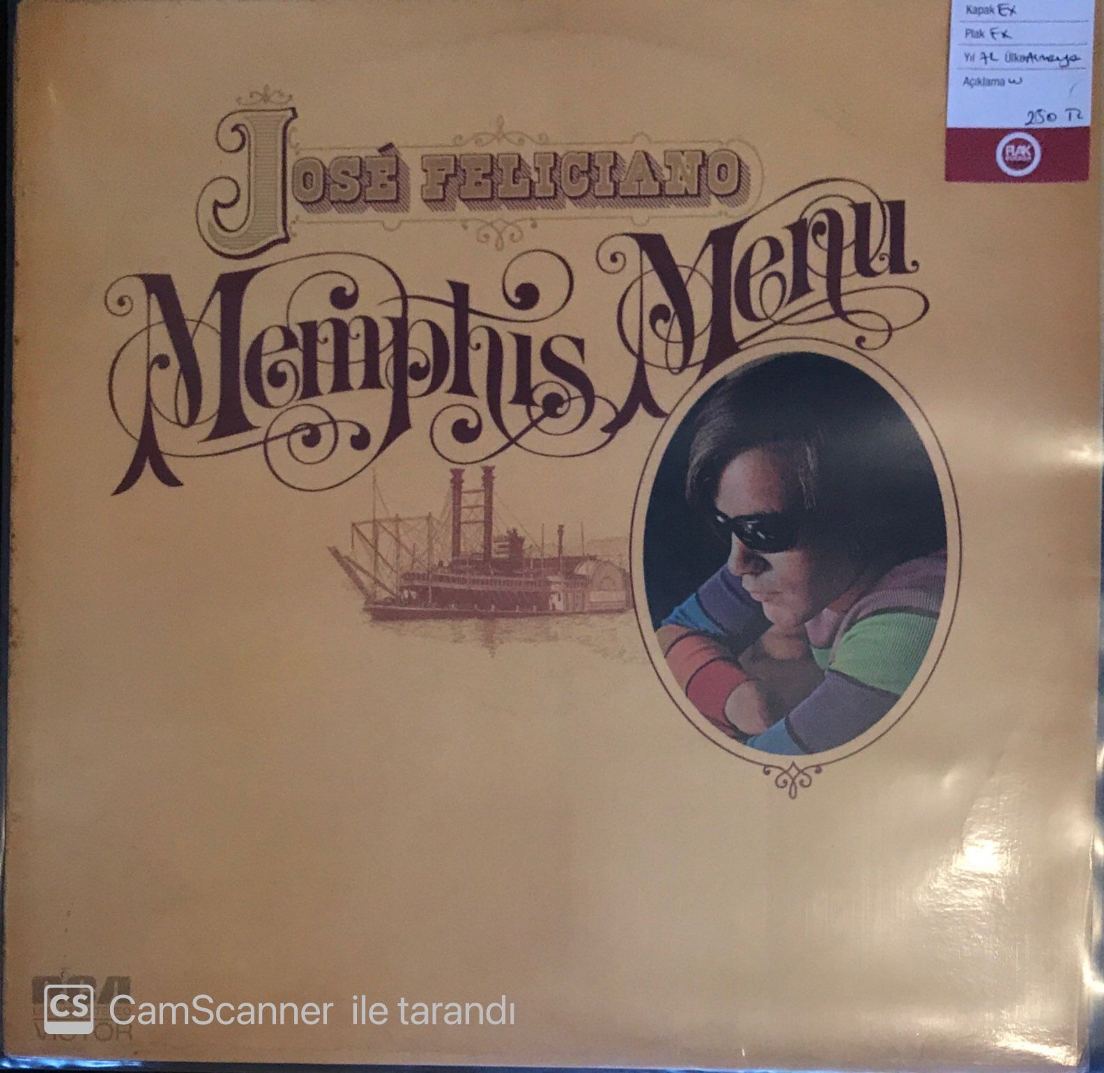 Jose Feliciano - Memphis Menu LP