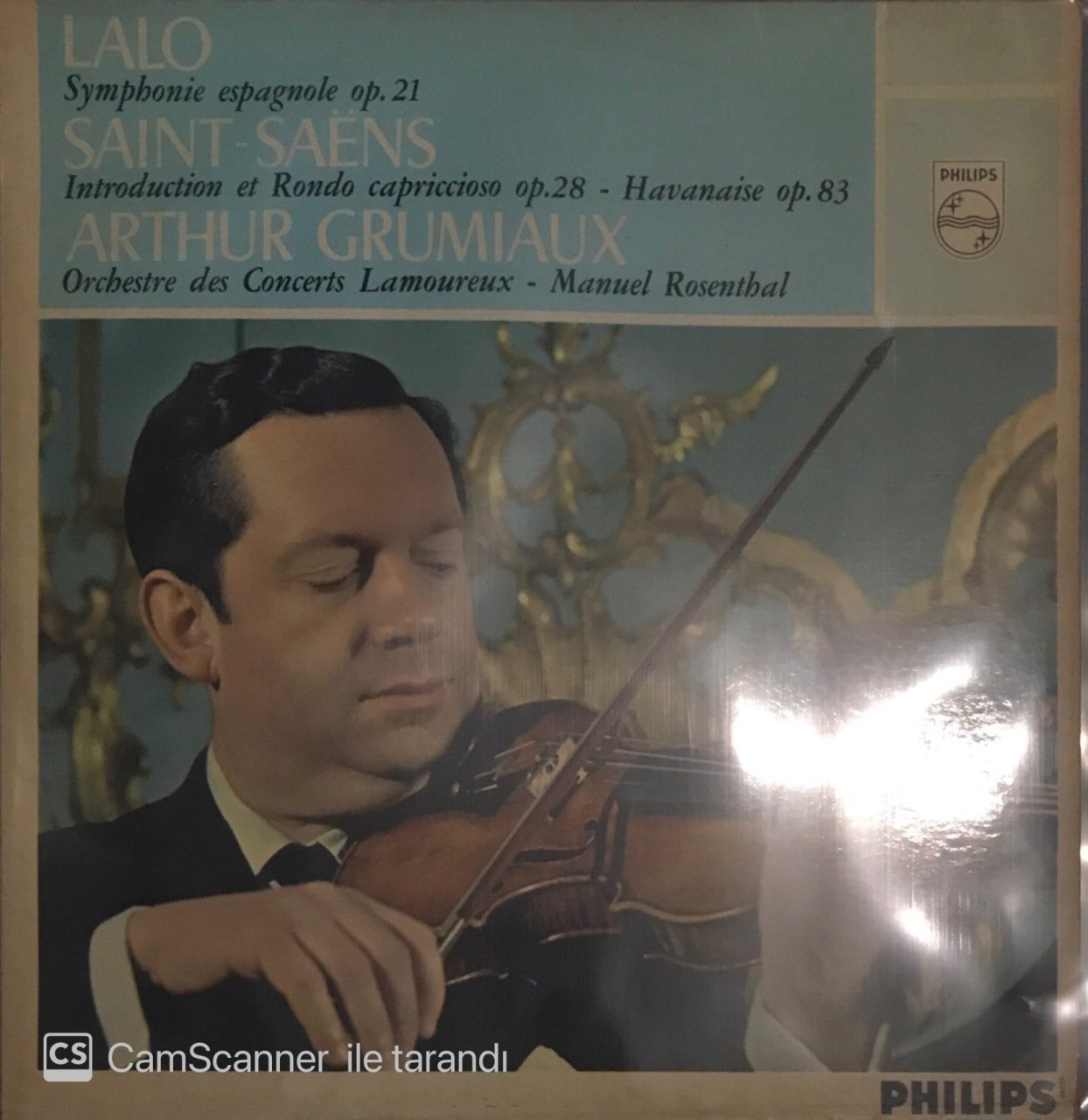 Lalo Symphonie Espagnole Op.21 - Saint Saens - Arthur Grumiaux LP