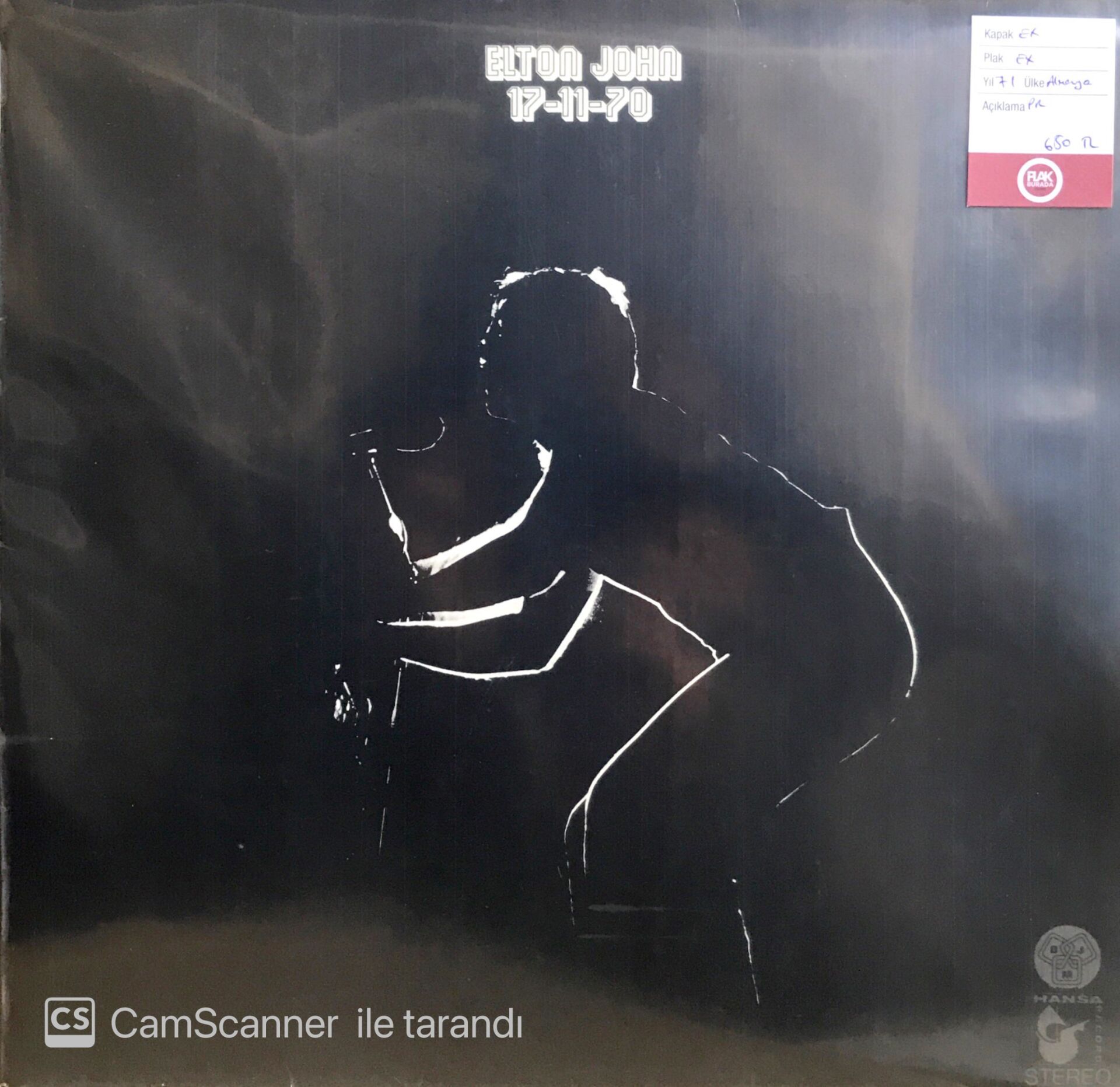 Elton John / 17-11-70 LP