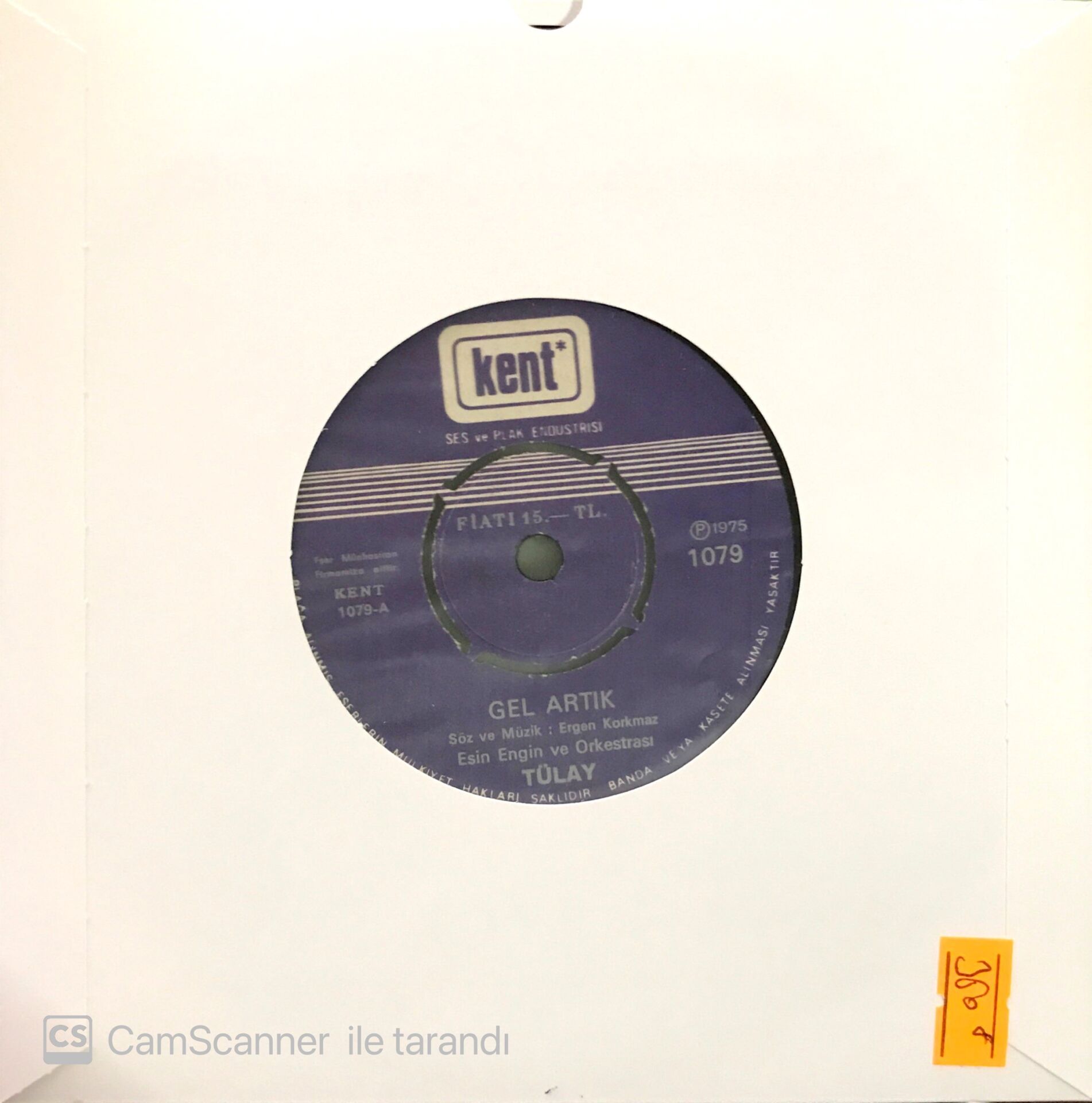 Tülay - Gel Artık 45lik