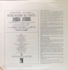 Original Sound Track Recording Born Free LP