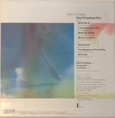Don Friedman Trio Waltz For Debby LP