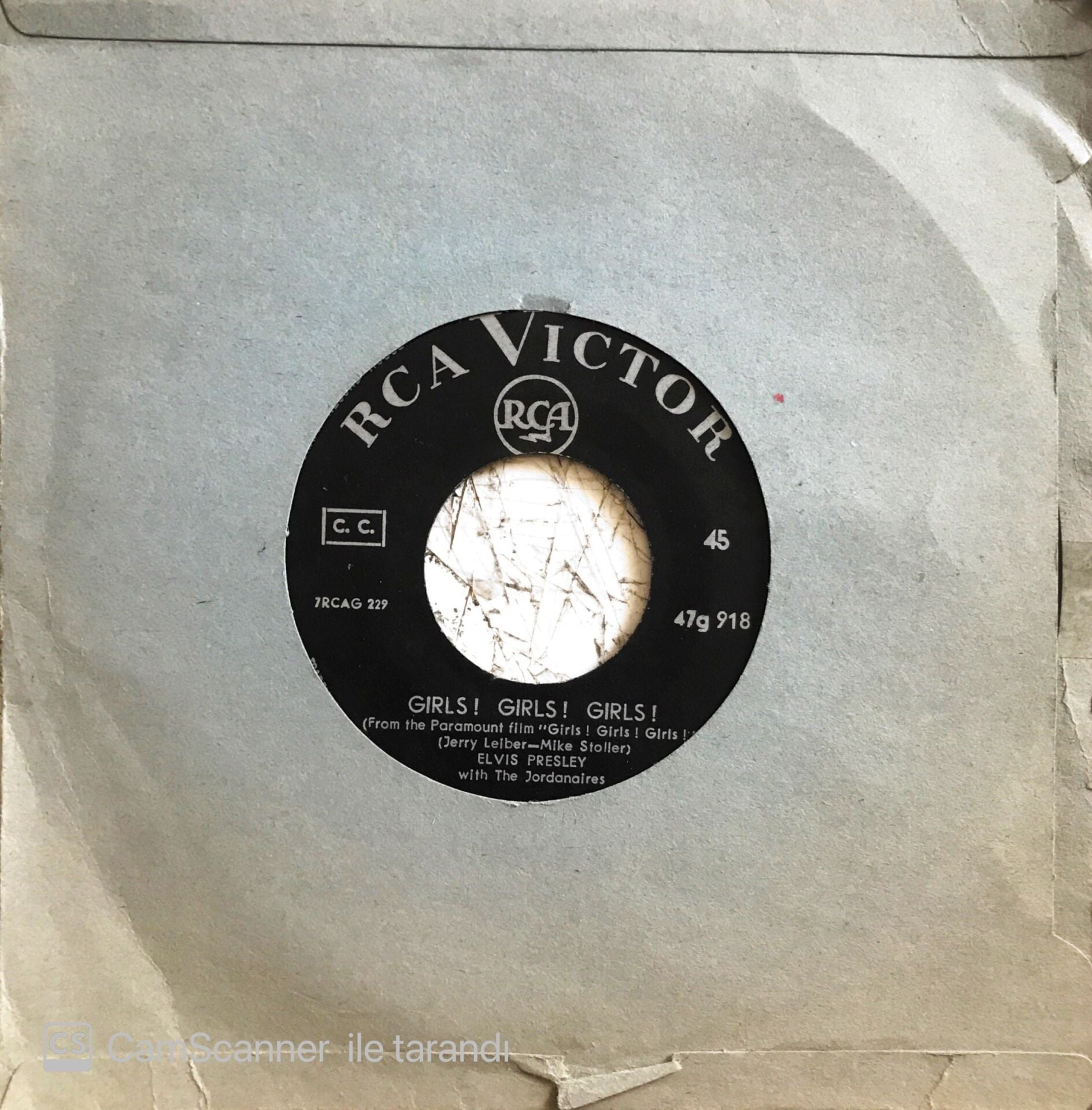 Elvis Presley - We'll Be Together/Girls Girls Girls - 45'lik