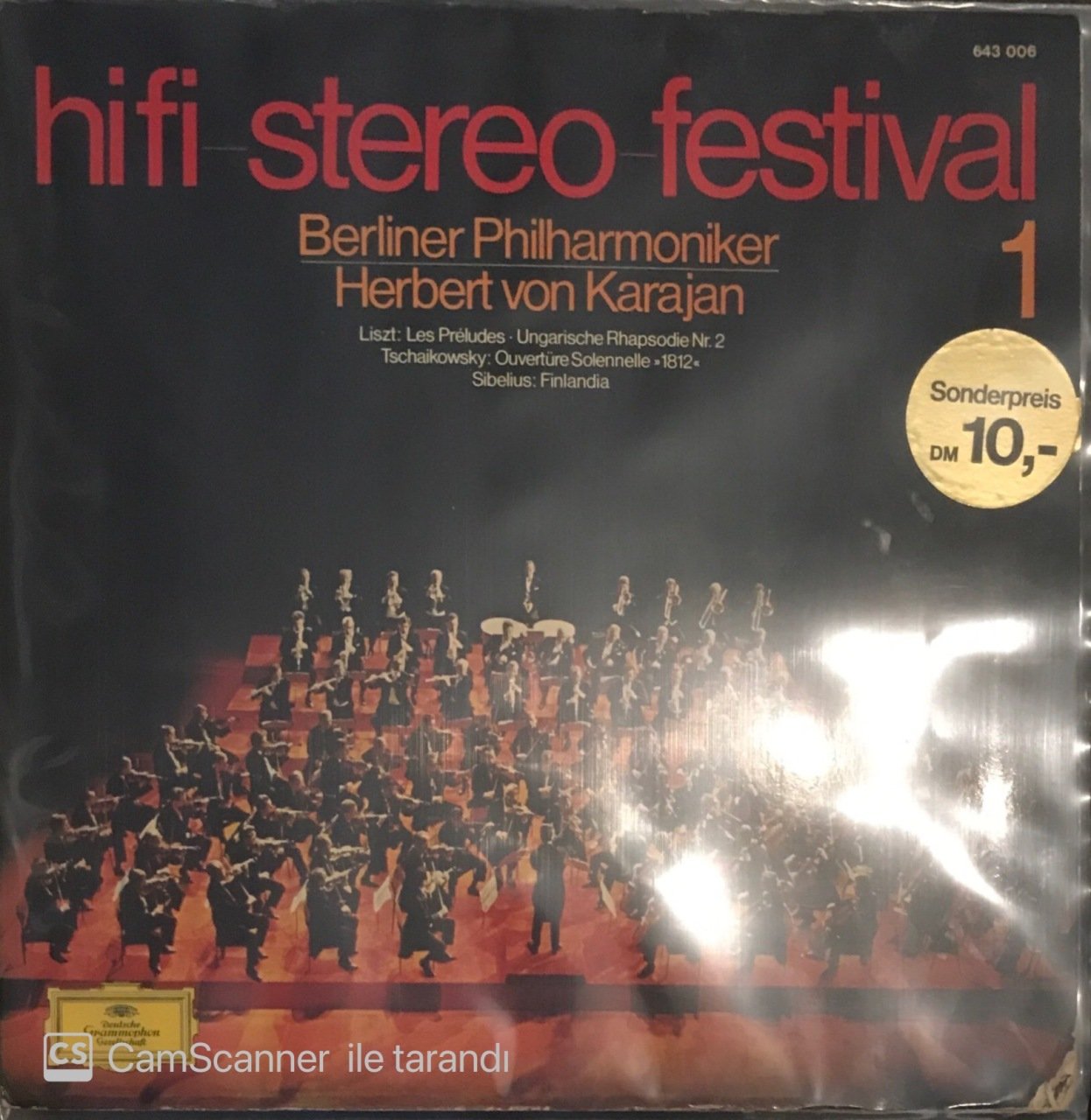 Hifi Stereo Festival 1 Berliner Philharmoniker Herbert Von Karajan LP