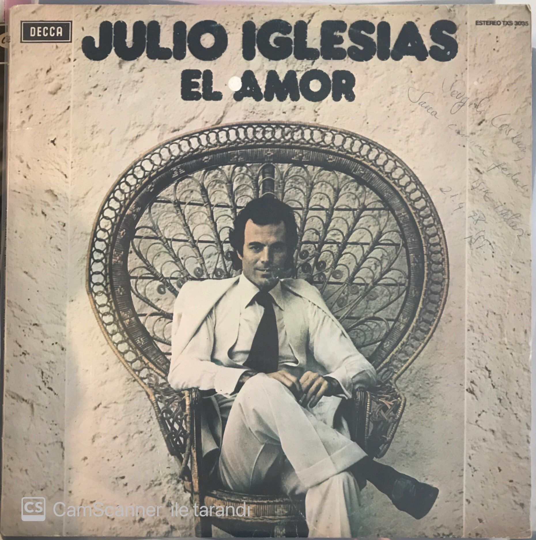 Julio Iglesias El Amor LP