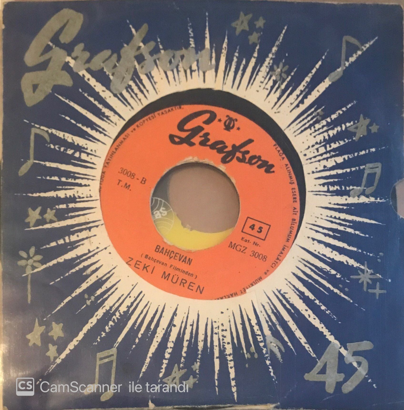 Zeki Müren - Bahçevan 45lik