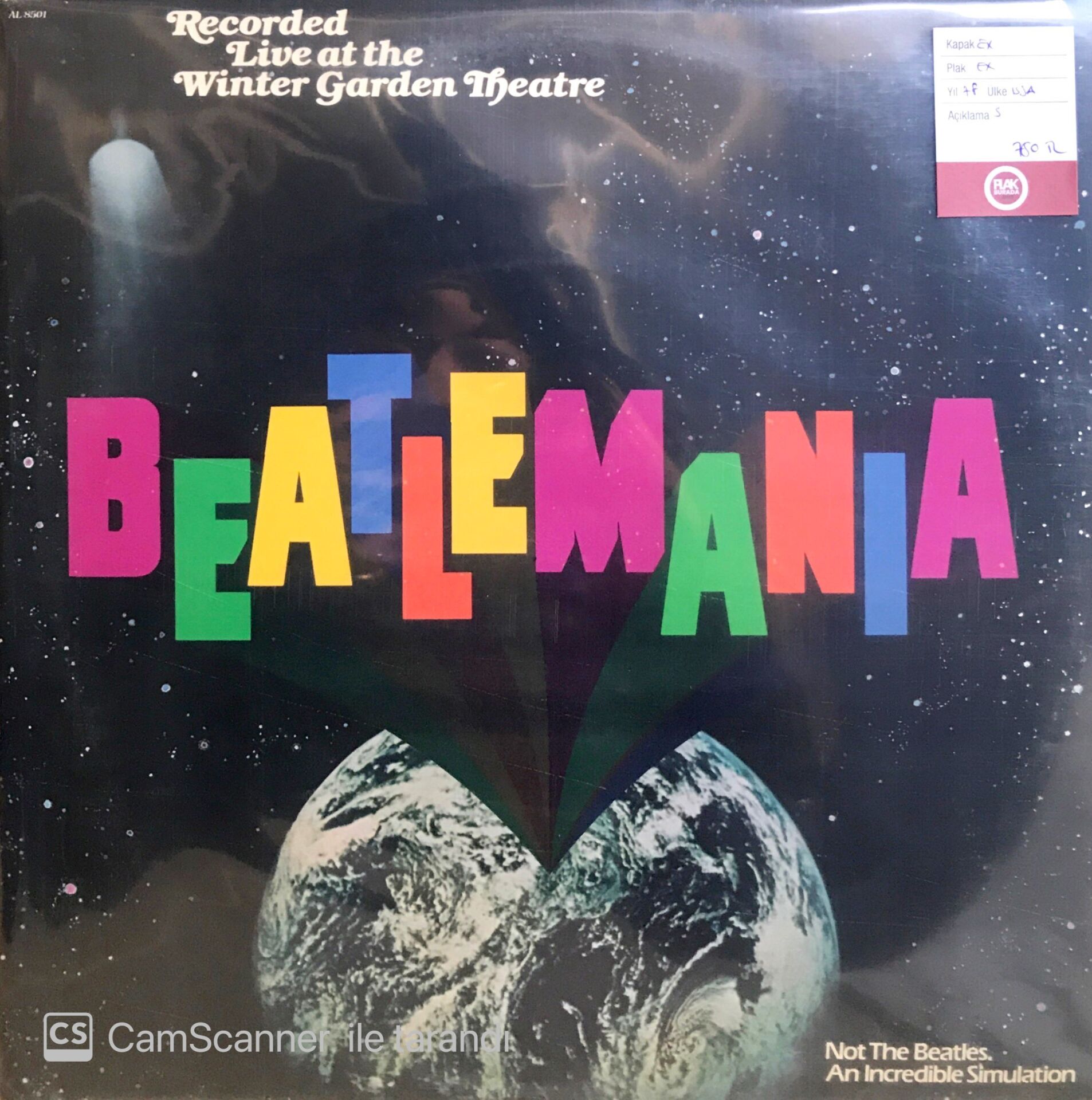 Beatlemania Original Broadway Cast LP