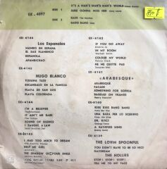 James Brown - Gary Lewis - The Beatles - Cher - It's A Man's Man's Man's World - 45'lik